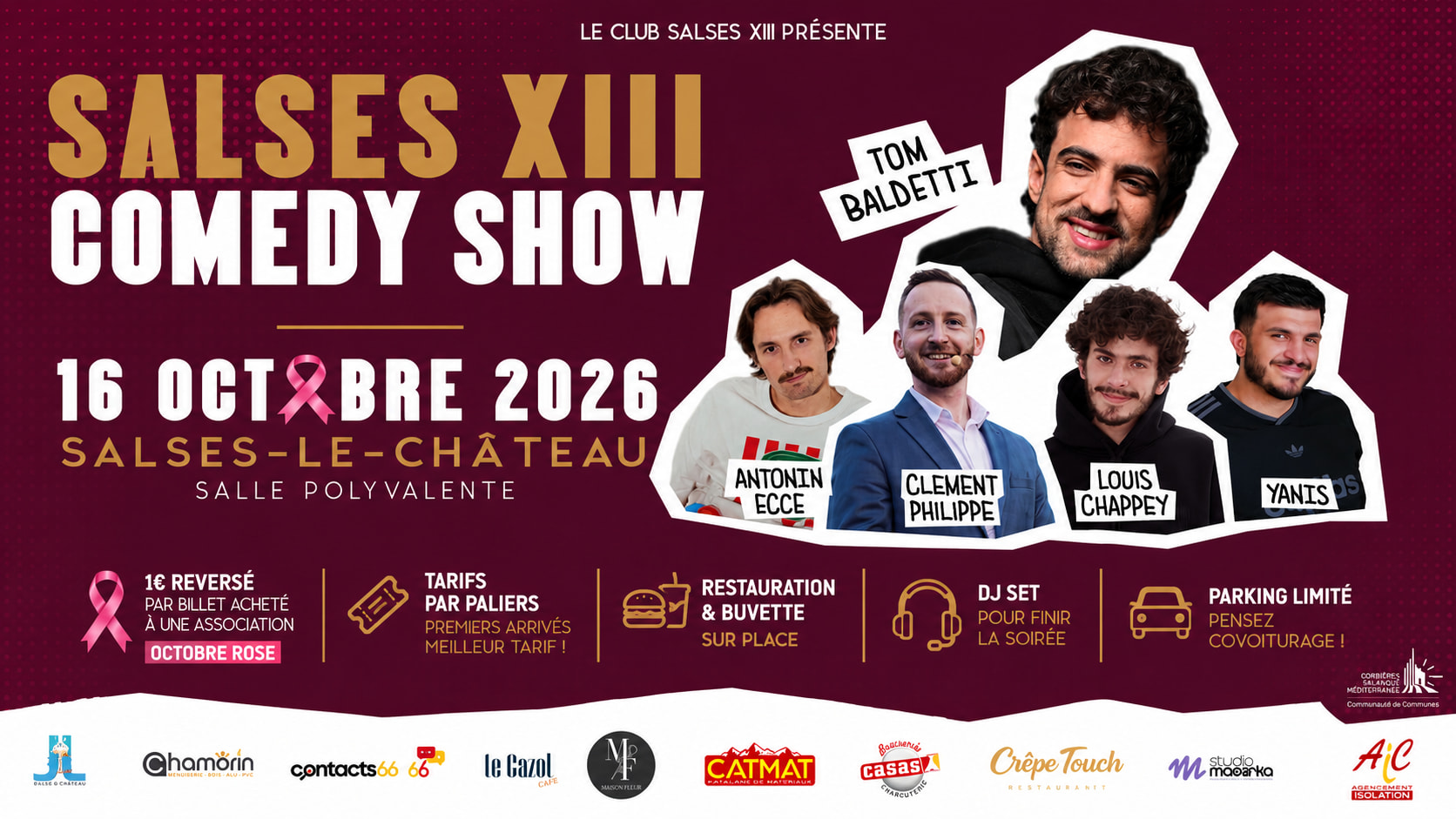 Salses XIII Comedy Show Cover
