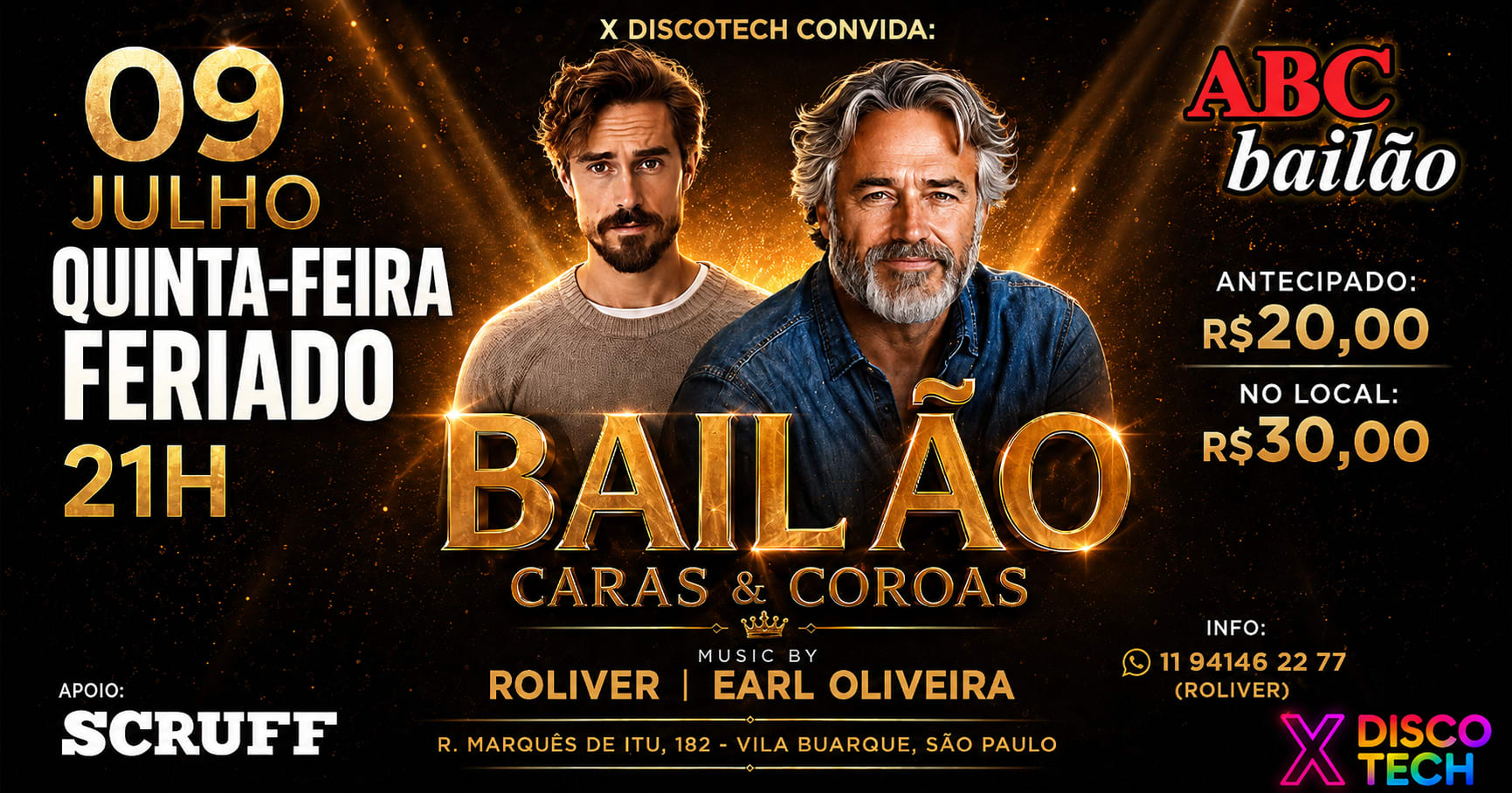 Bailão Caras & Coroas – Abc Bailão & Xdiscotech Cover