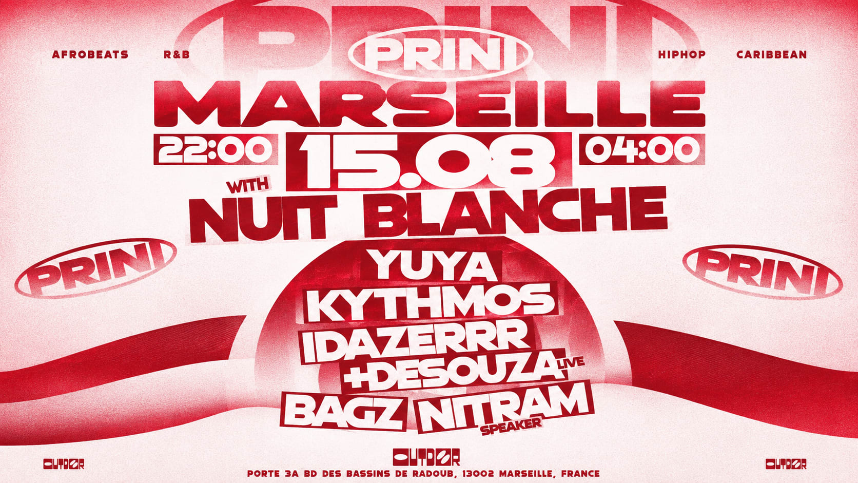 Prini X Nuit Blanche @Outdoor Cover