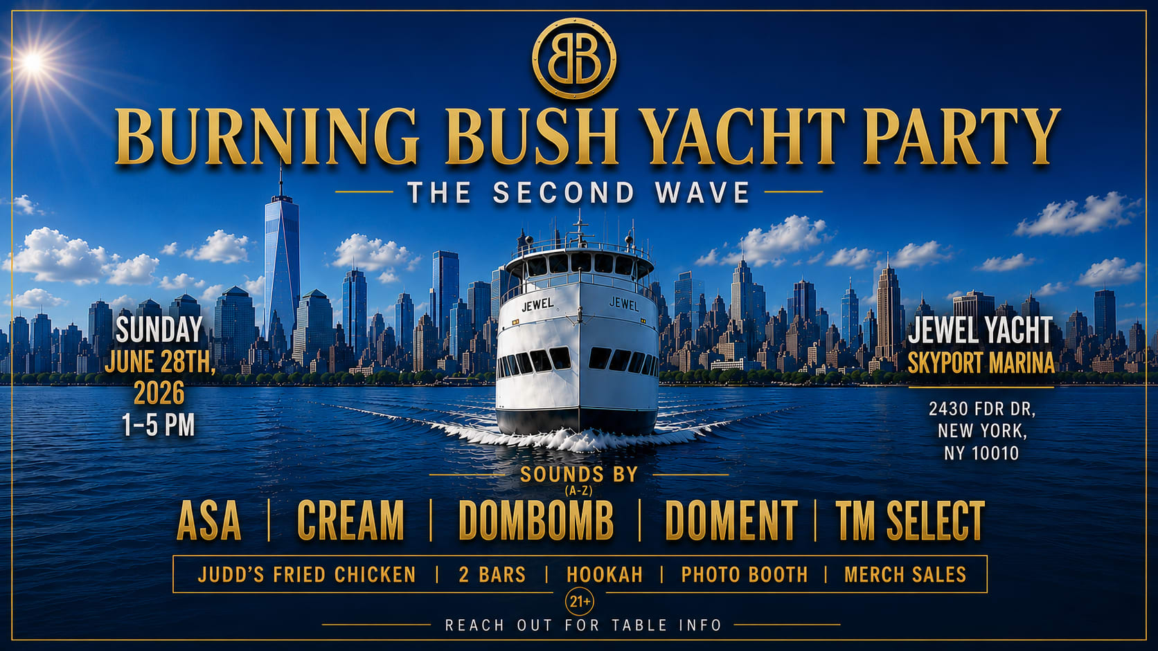 Burning Bush Yacht Party: The Second Wave Cover