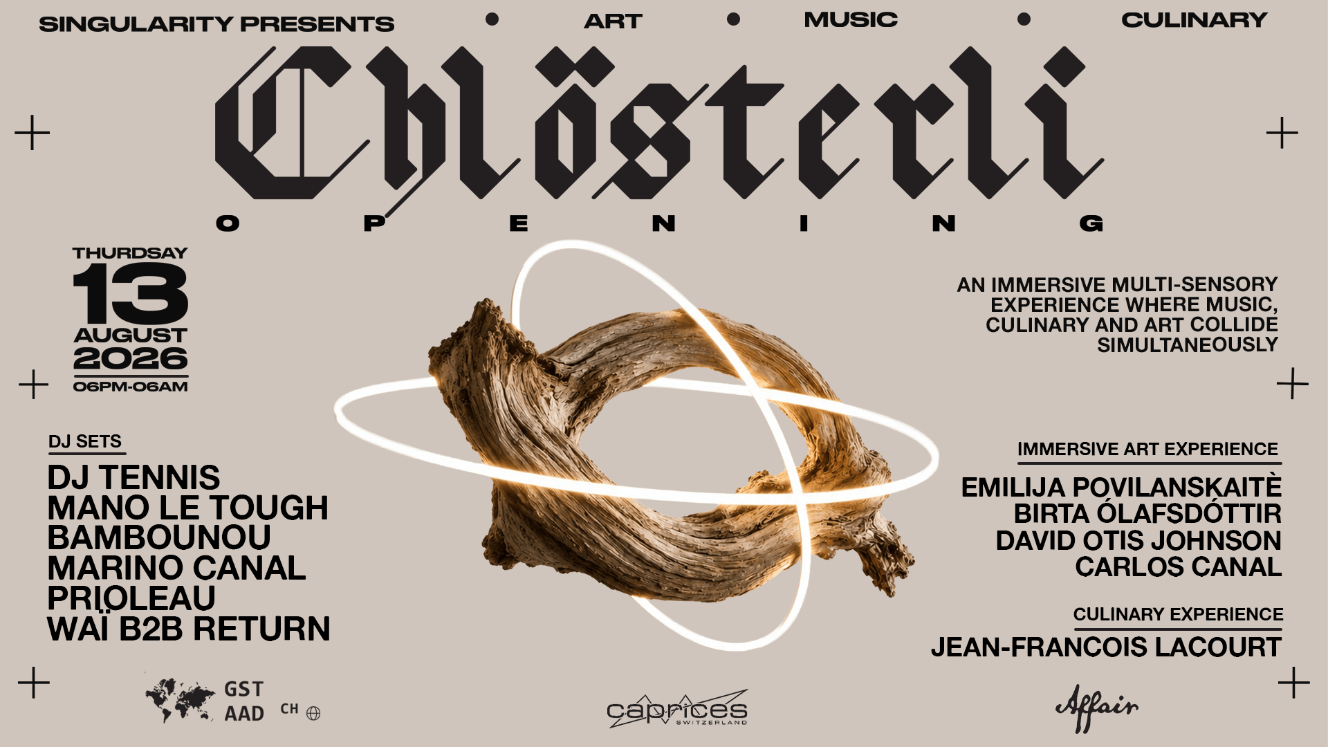 Chlösterli Opening Cover