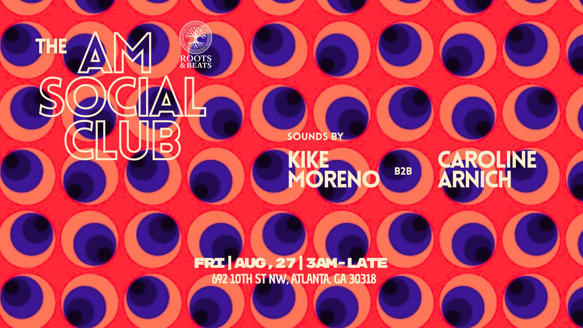 Am Social Club | Kike Moreno B2b Caroline Arnich Cover