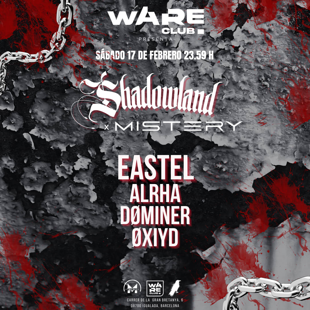 Shadowland X Mistery Pres. Eastel-Døminer-Alrha-Oxiyd Cover