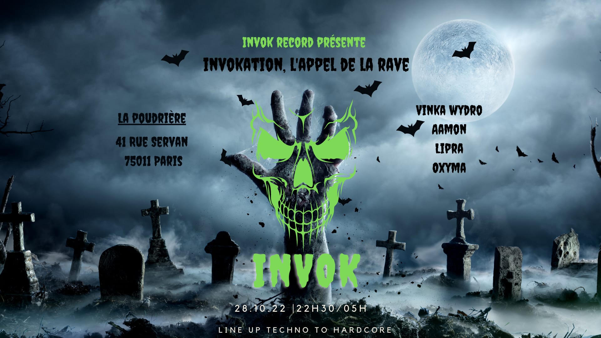 Invok: Hard Rave In The Cave Cover
