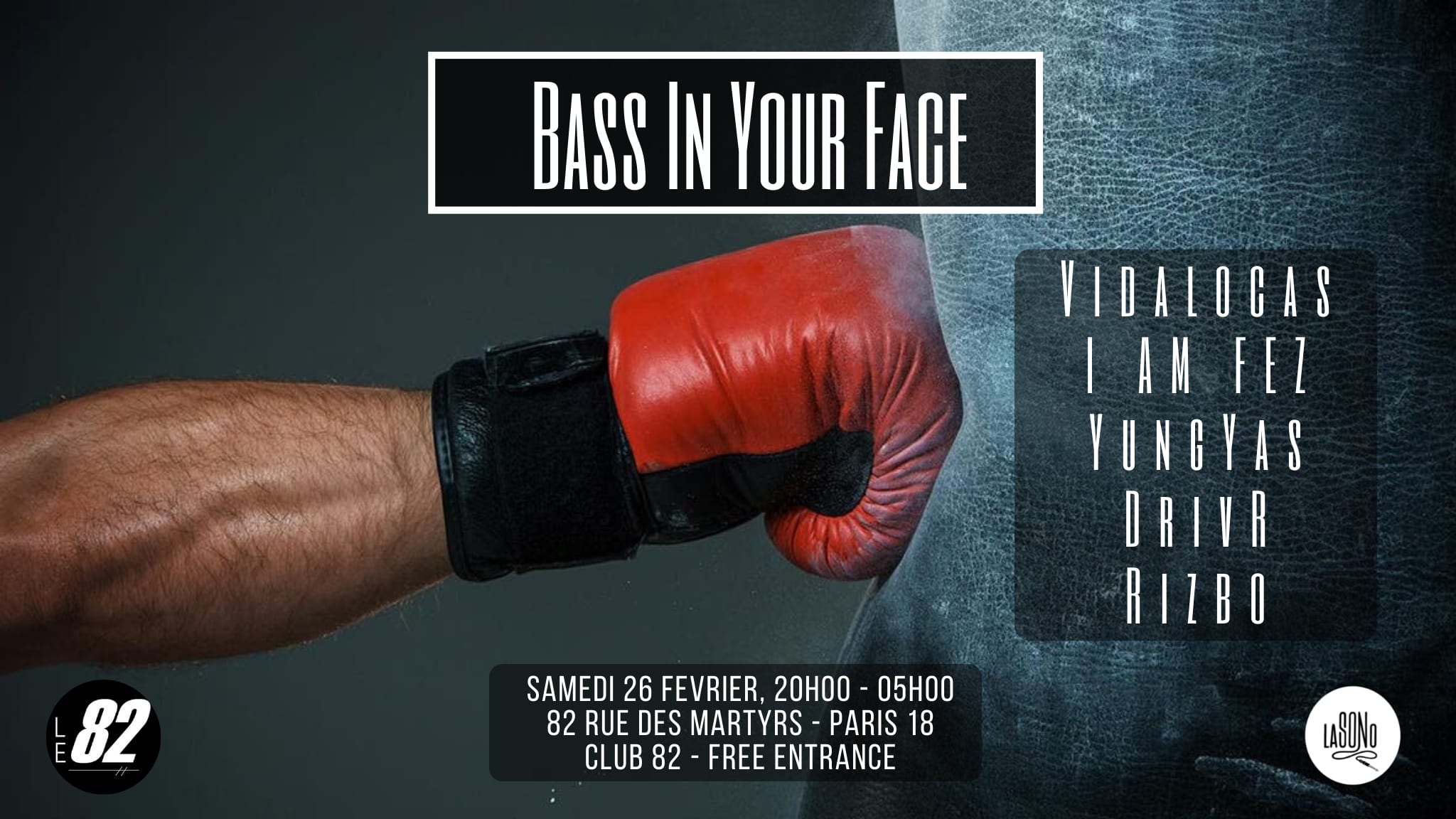 Lasono: Bass In Your Face (Free) Cover