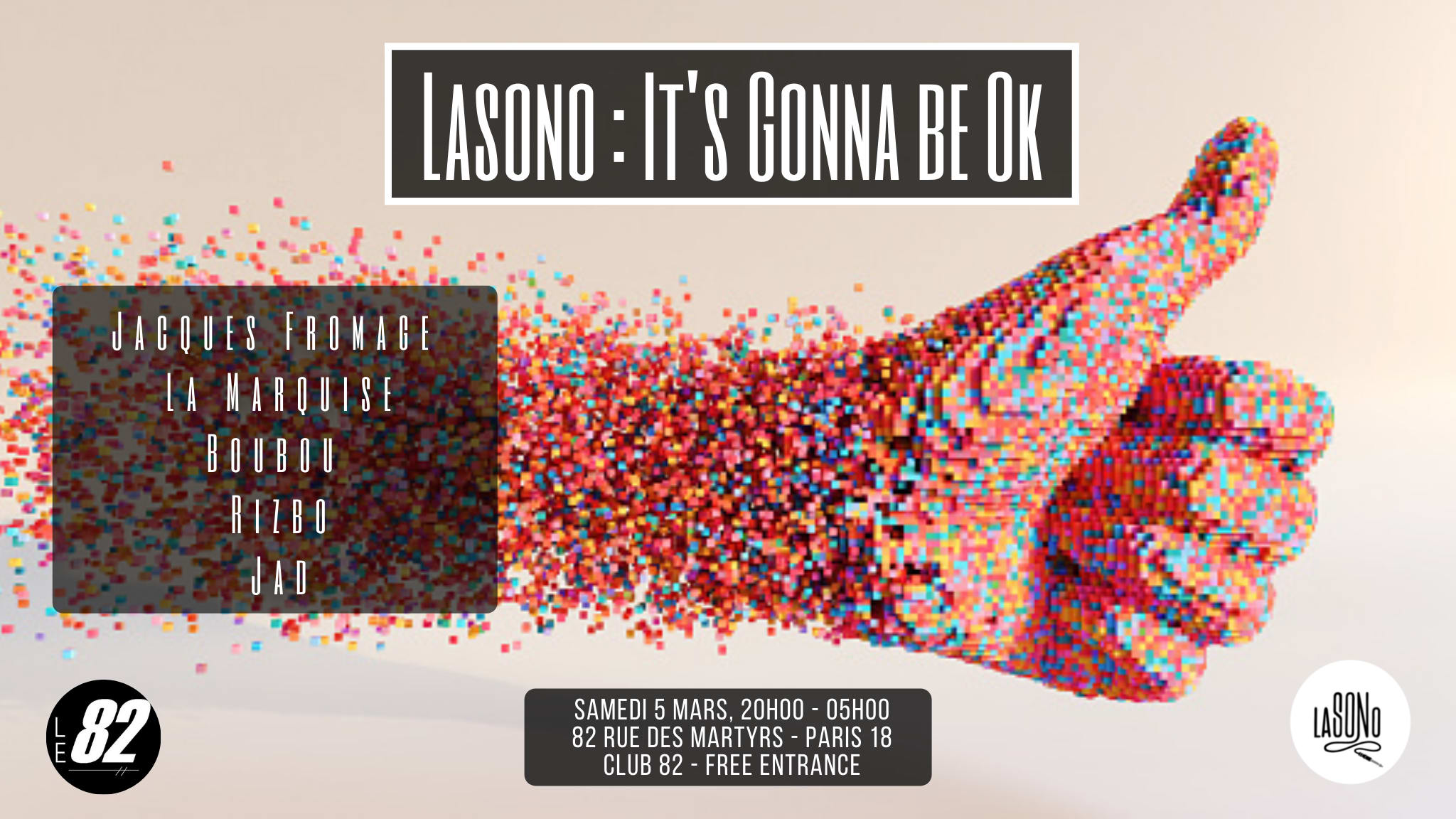 Lasono : It's Gonna Be Ok // (Free) Cover