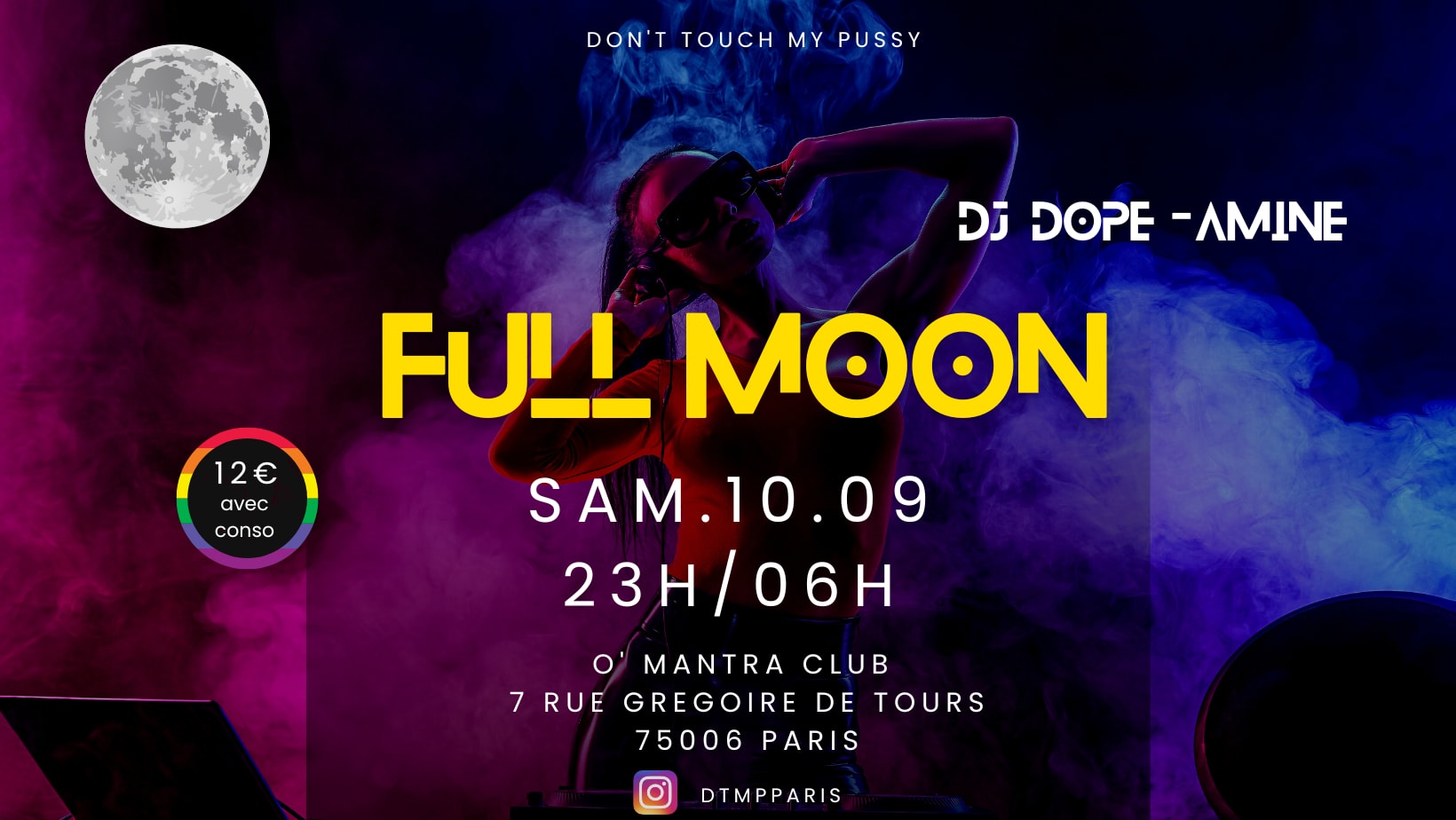 Full Moon Party  /  Lesbian Party 🏳️‍🌈 Cover