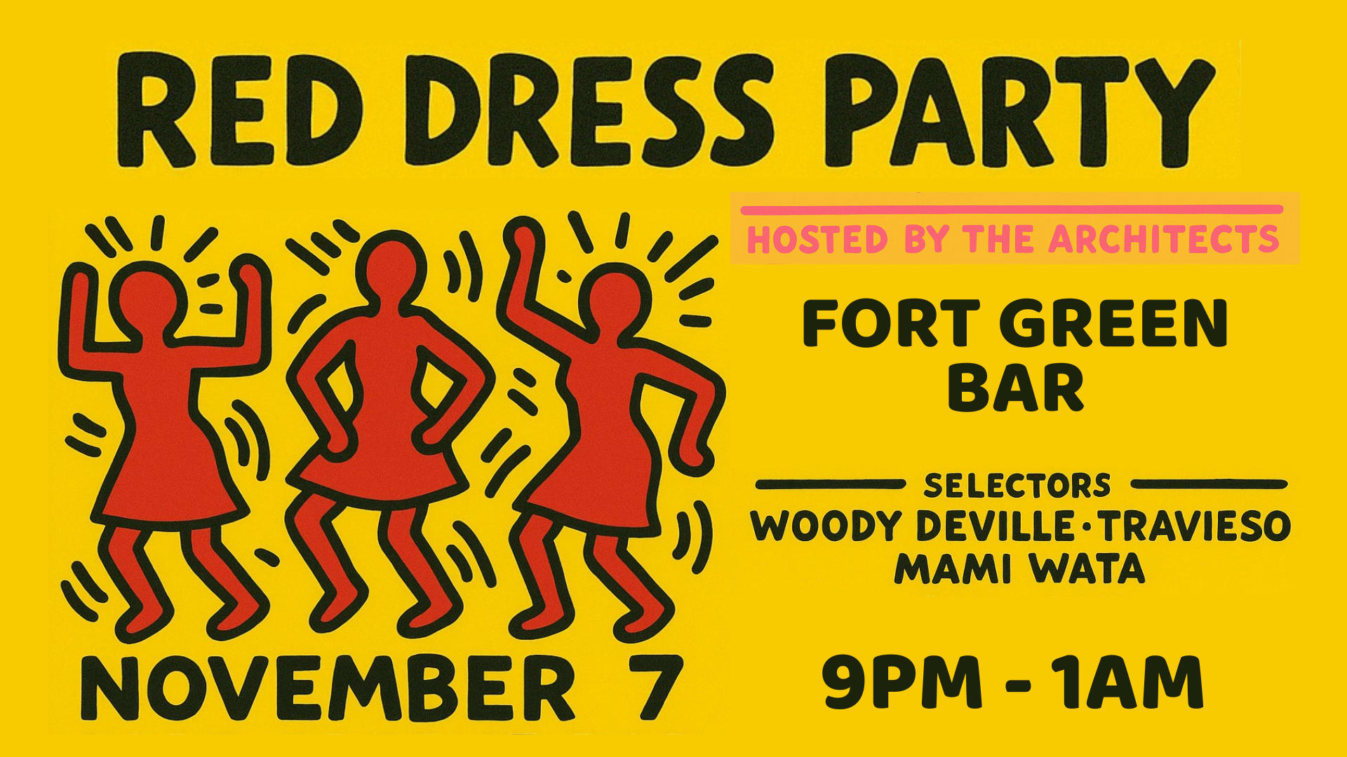 Soul Train Red Dress Party - @ Fort Green Bar Cover