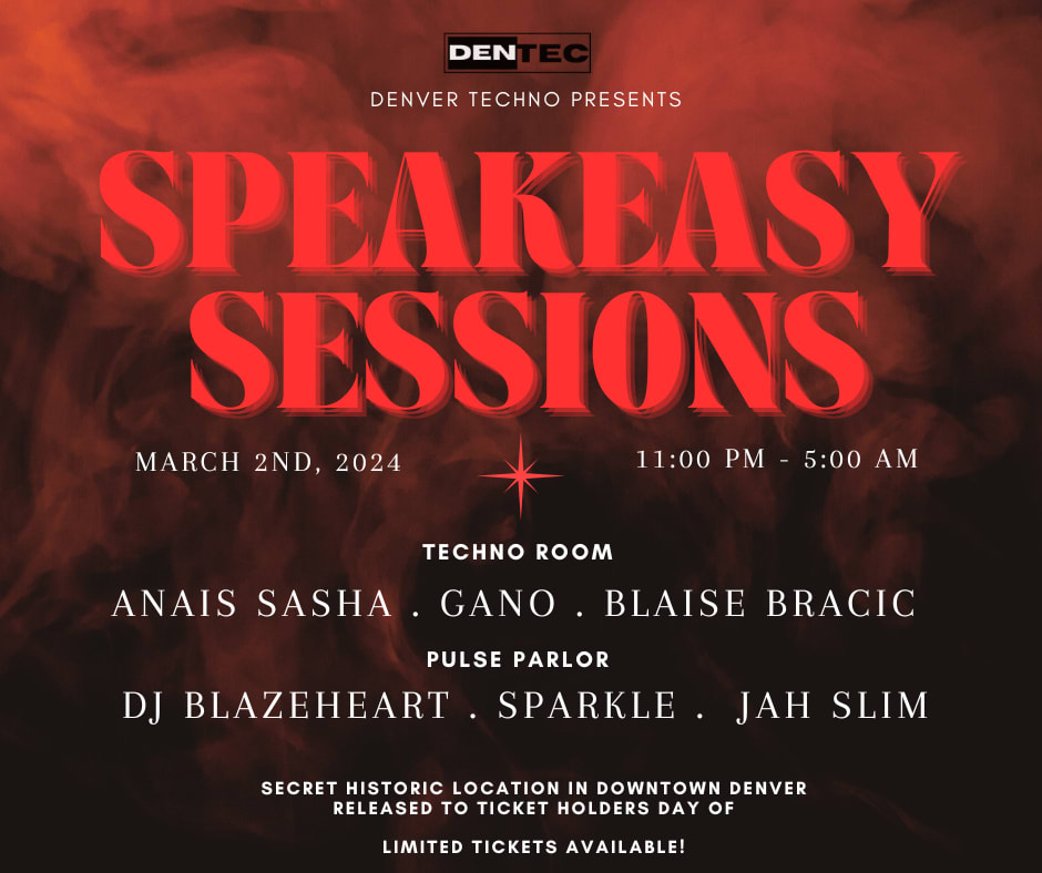 Denver Techno Presents: Speakeasy Sessions Cover