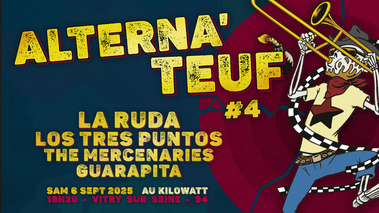 Alterna'teuf #4 : La Ruda, Los Tres Puntos, The Mercenaries Cover