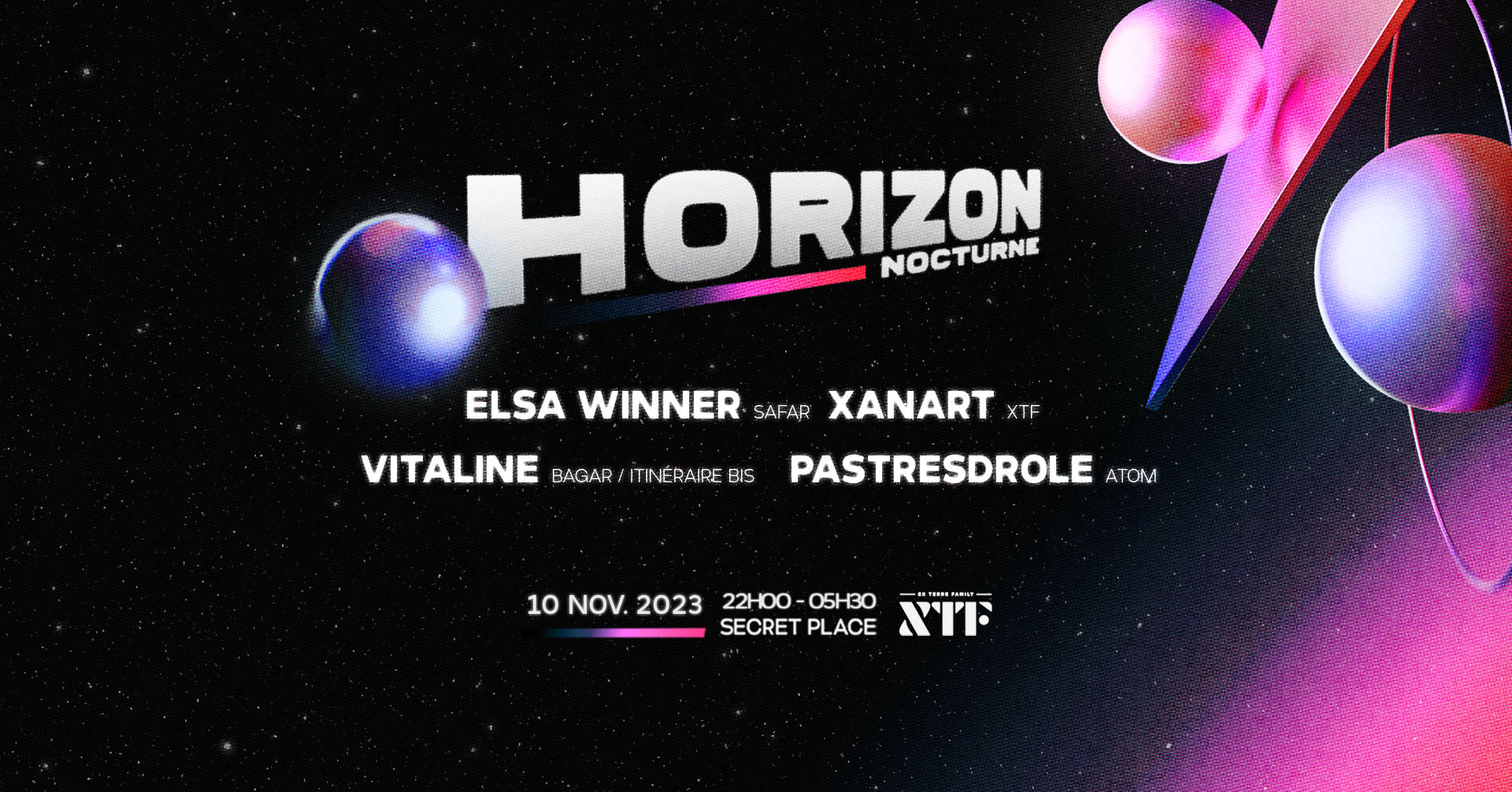 Horizon Nocturne : Vitaline, Pastresdrole, Xanart, Elsa... Cover