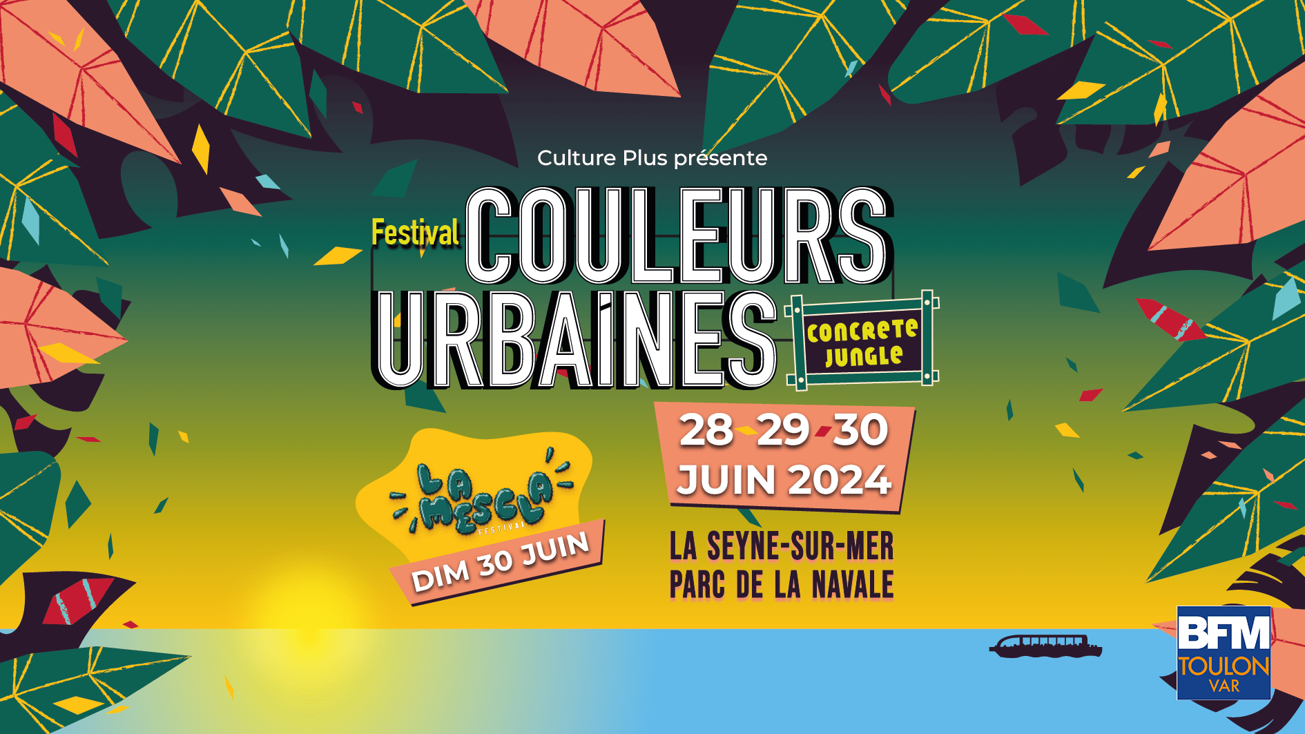 Festival Couleurs Urbaines 2024 - Édition Concrete Jungle Cover
