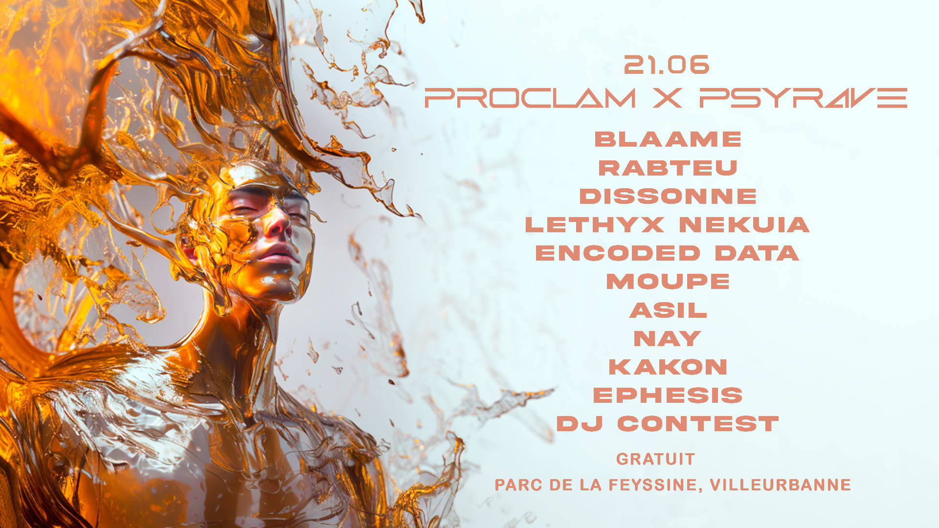 Proclam X Psyrave - Fête De La Musique De Lyon [Gratuit] Cover