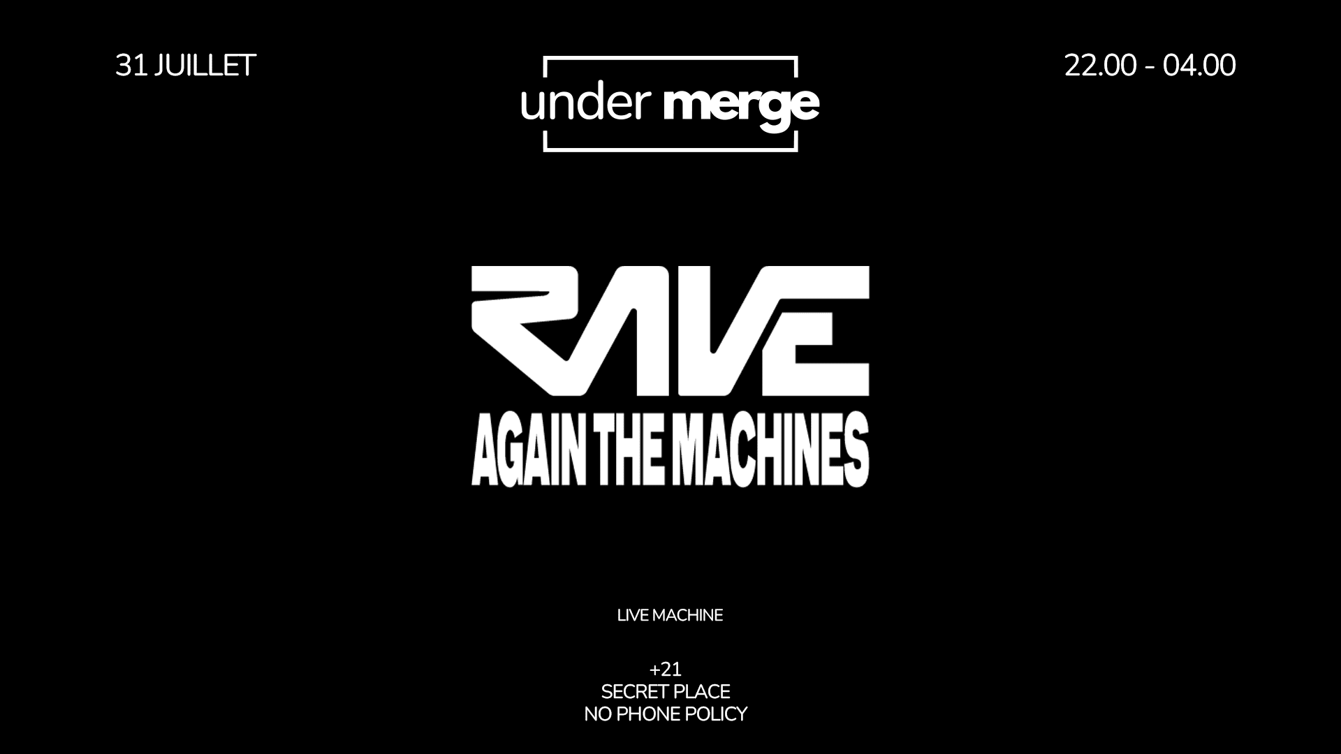 Under Merge - Rave Again The Machine - Chapitre 1 Cover