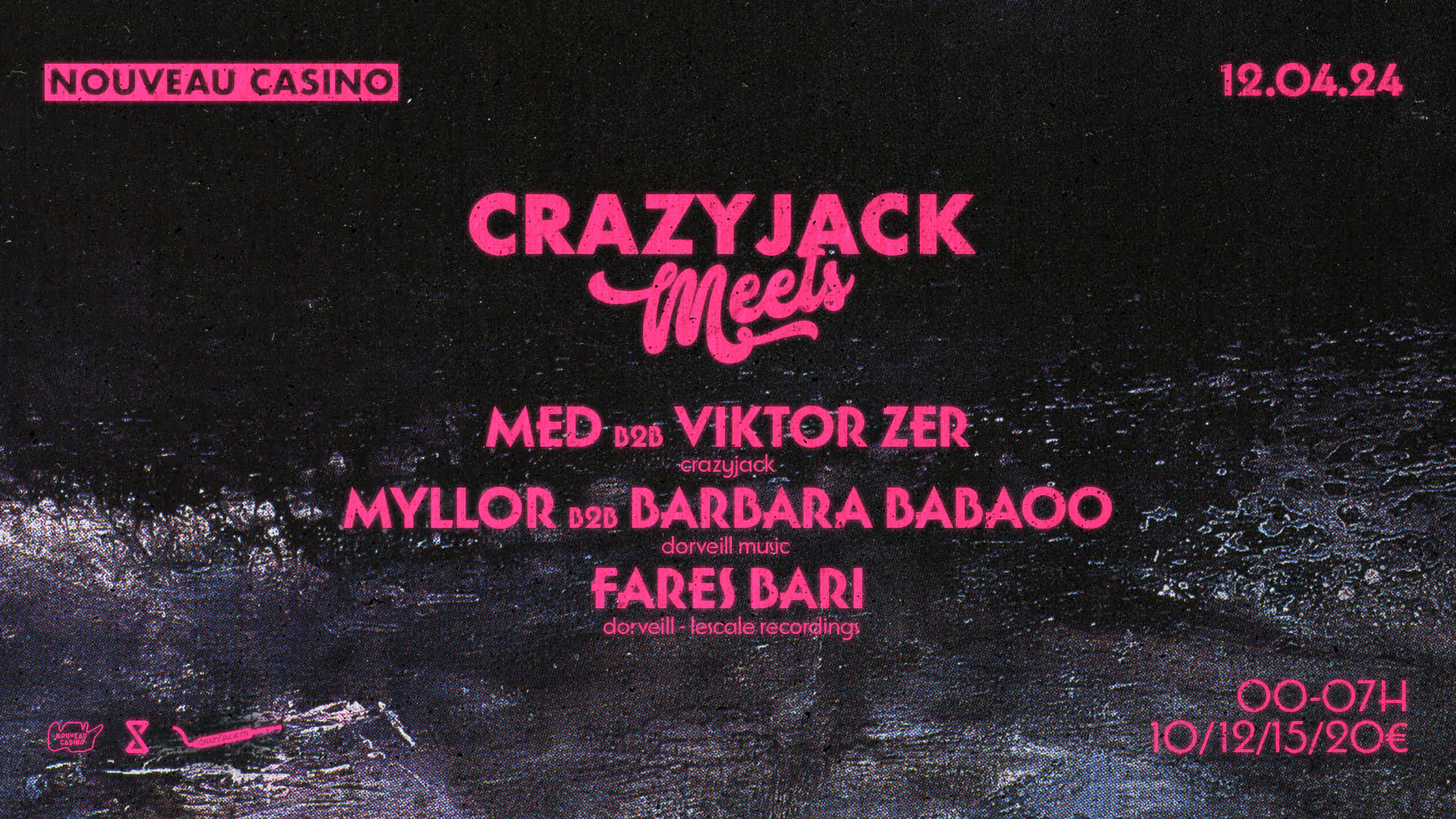 Crazyjack : Med/Viktor Zer/Myllor/Barbara Babaoo/Farès Bari Cover