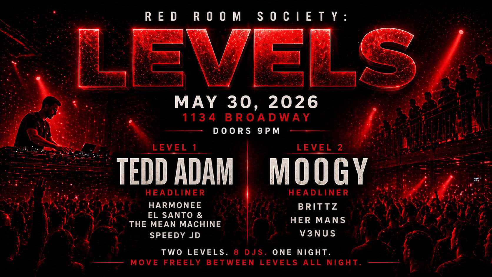 Red Room Society Presents: Levels Cover