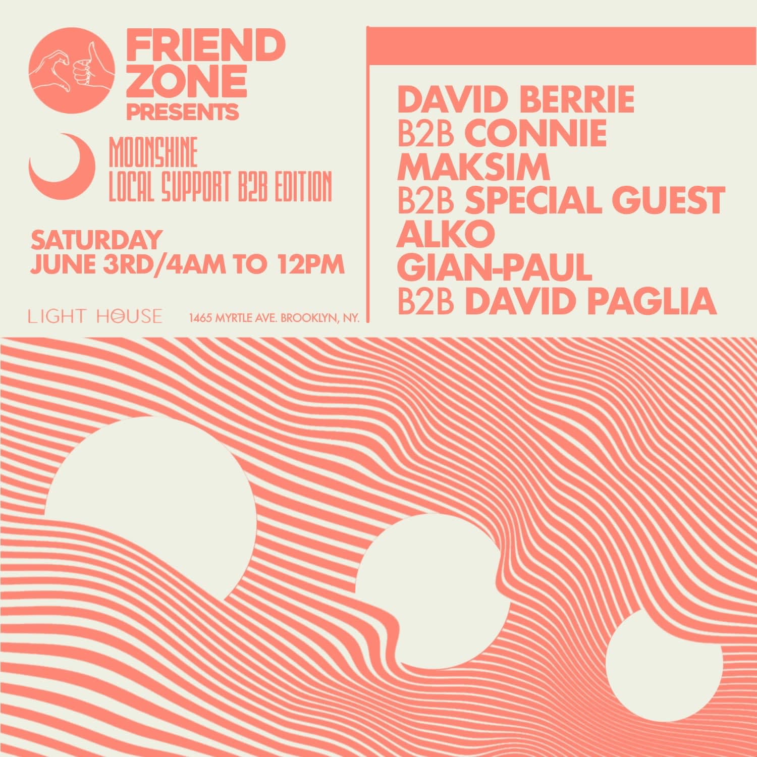 Friend Zone Present Moonshine Local Support B2b Edition Cover