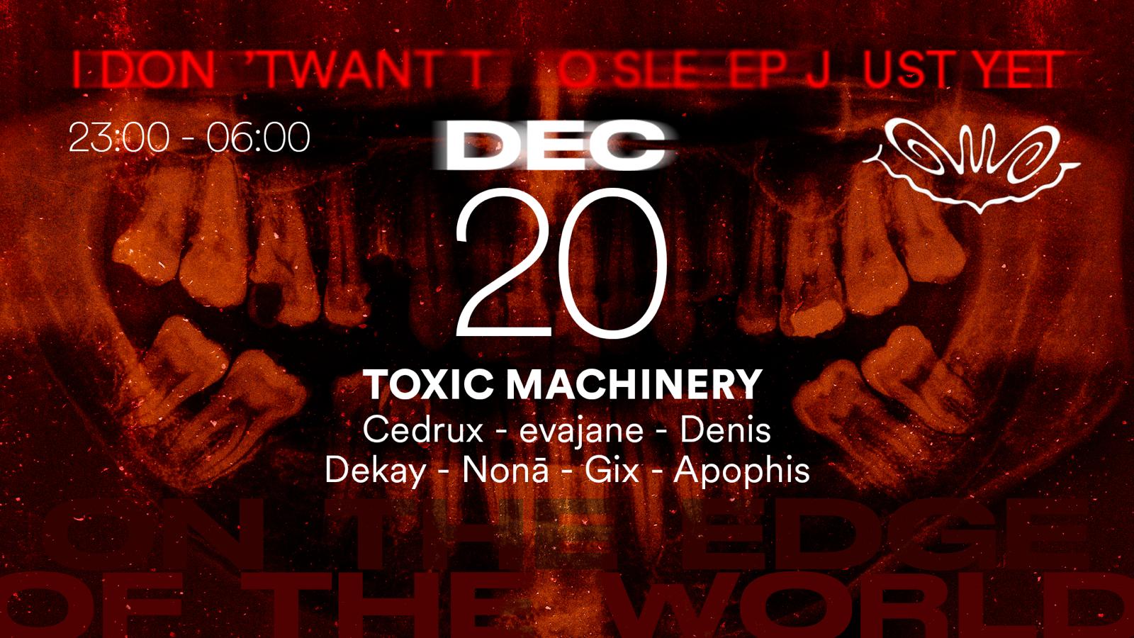 On Edge - Toxic Machinery By Tard Ce Soir Cover