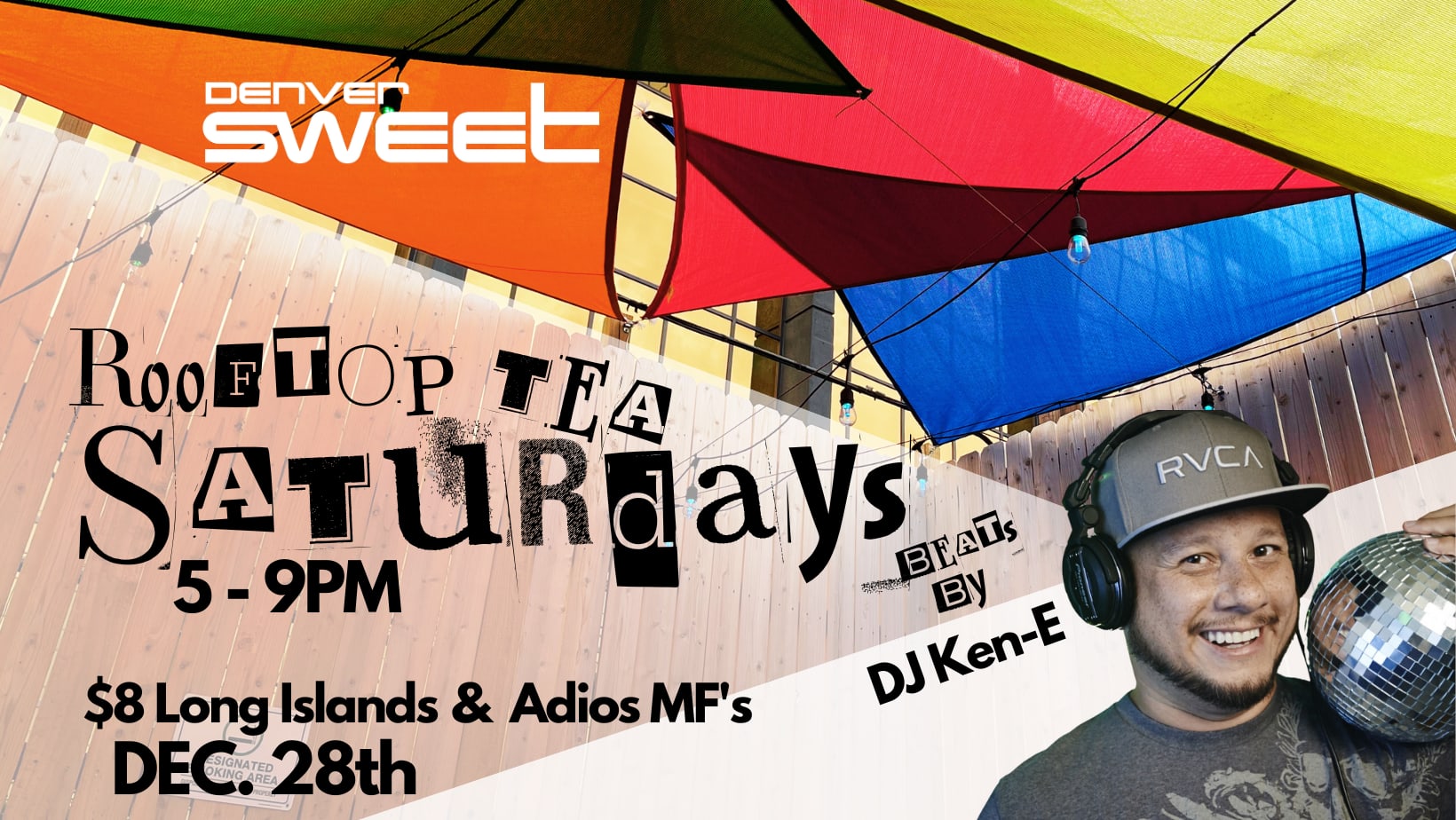Rooftop Tea 🍵 Dj Ken-E - No Cover 12/28 Cover