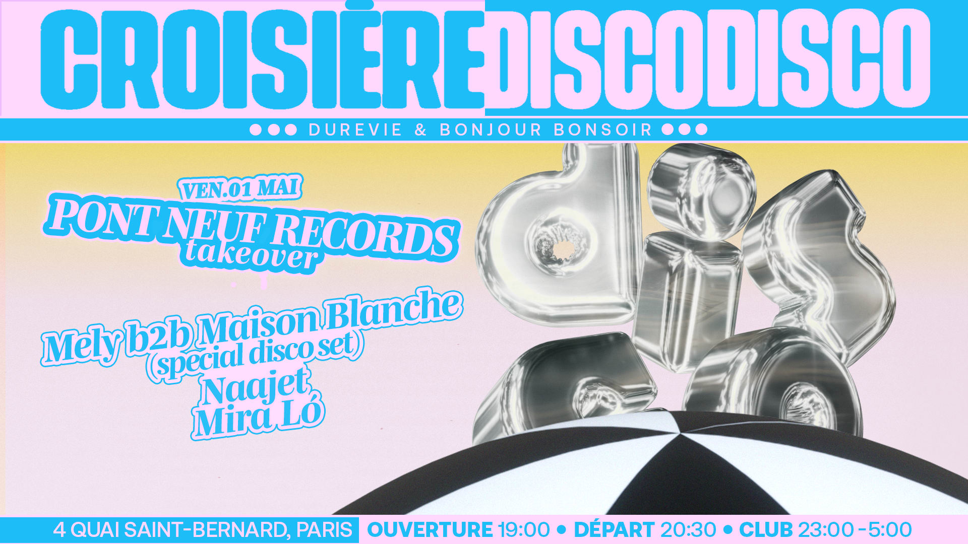Disco Disco Croisière : Pont Neuf Records & More Cover