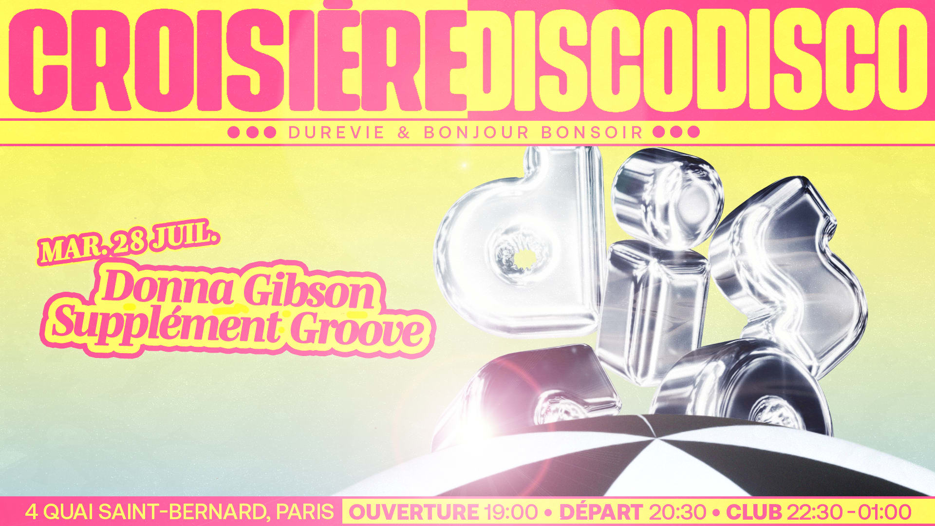 Disco Disco Croisière : Donna Gibson, Supplément Groove Cover