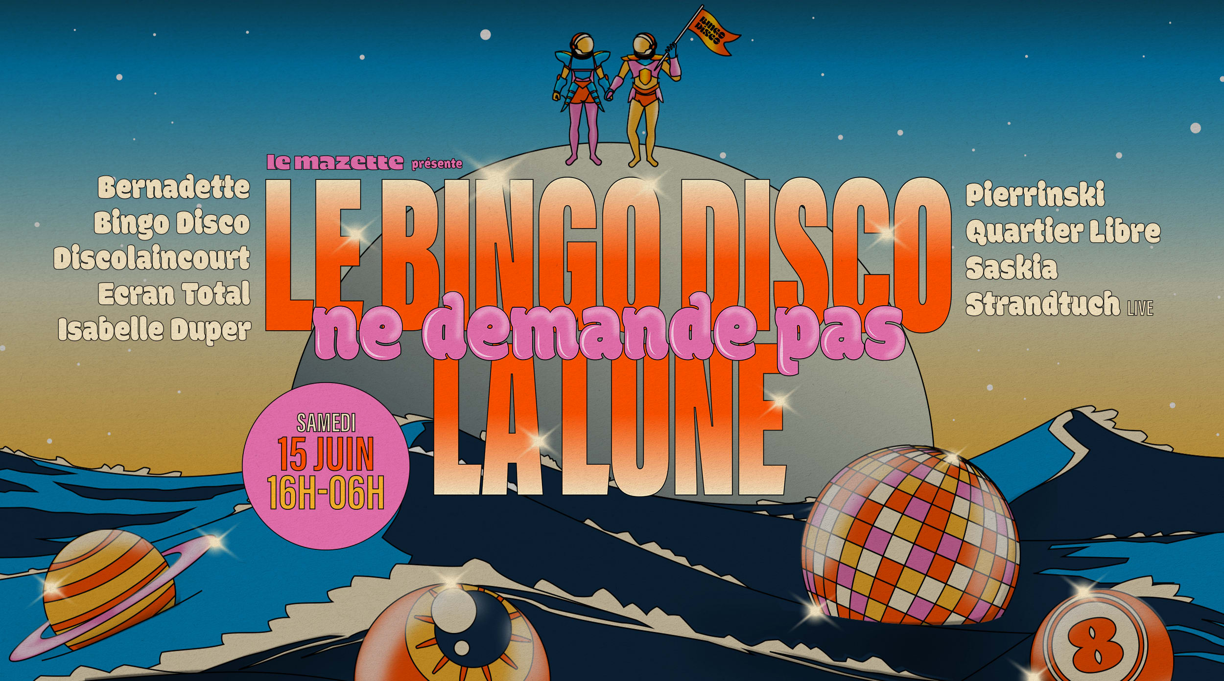 Le Bingo Disco Ne Demande Pas La Lune ! Cover