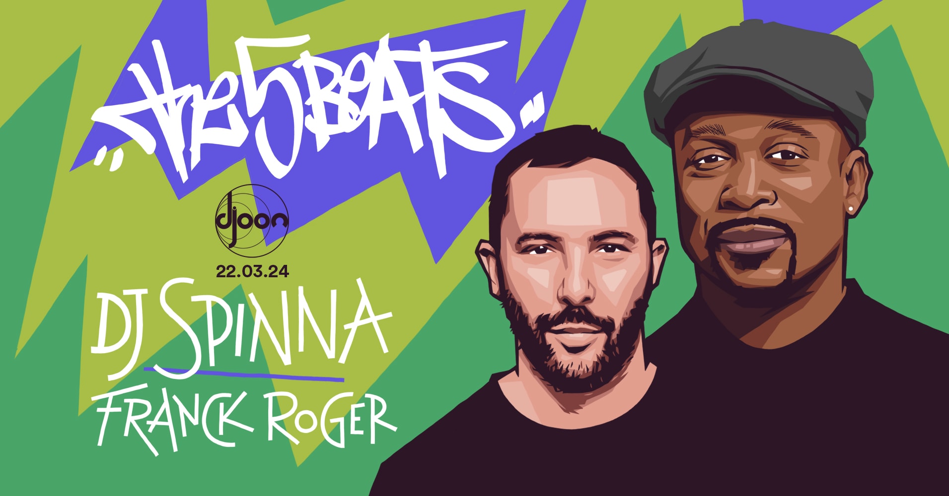 Djoon: The Five Beats - Dj Spinna & Franck Roger Cover