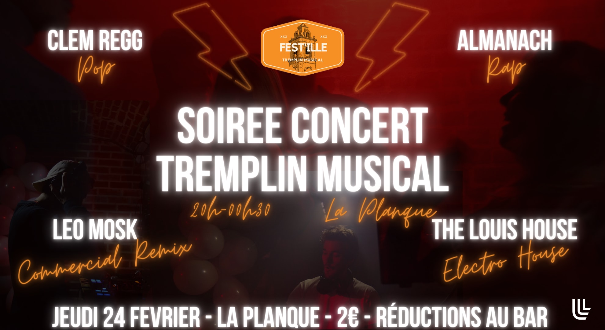 💃 Soirée Concert #4 - Fest'ille - Tremplin Musical 🕺 @Laplanque Cover