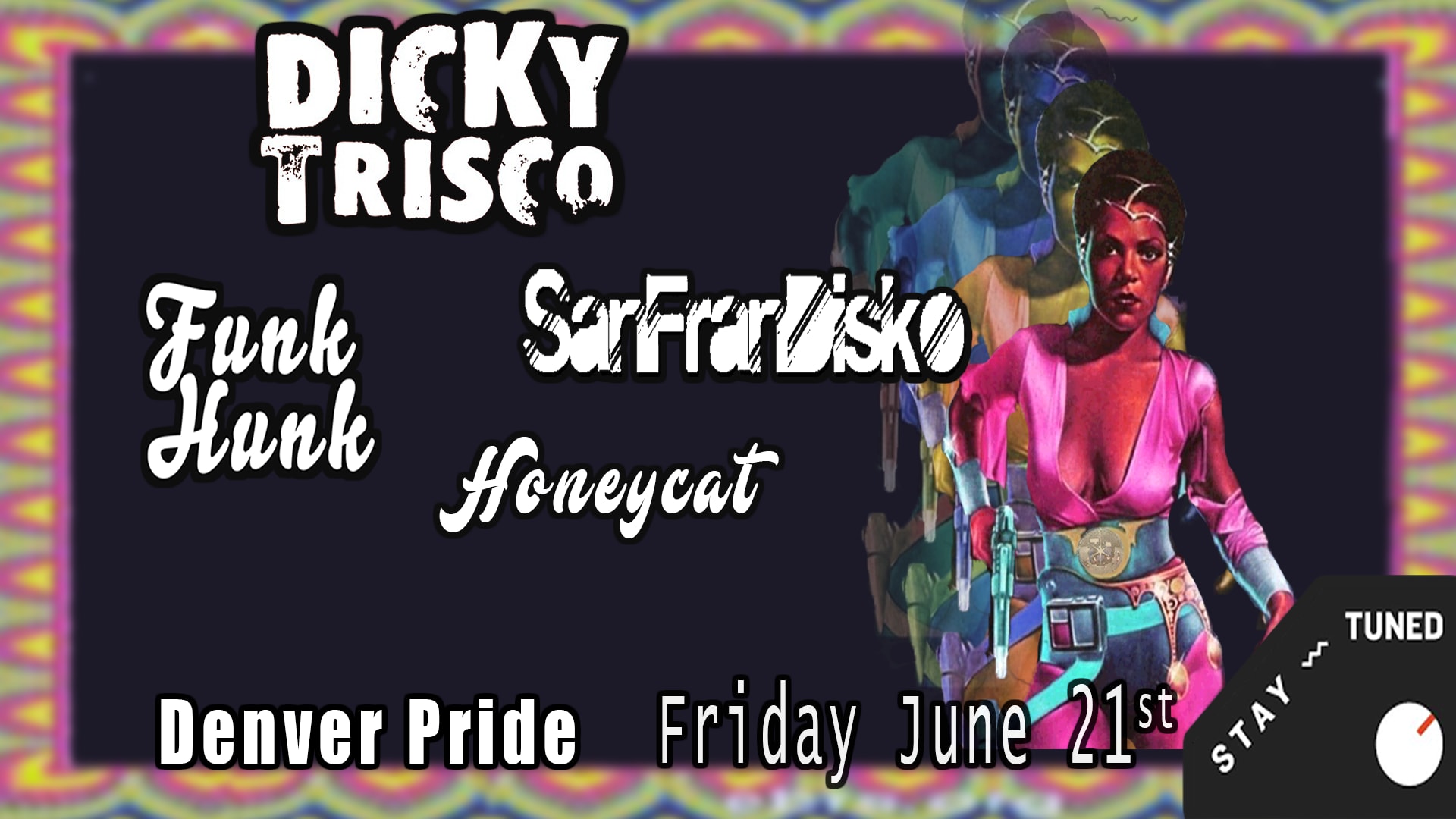 Dicky Trisco, Sanfrandisko, Funk Hunk, Honeycat Cover