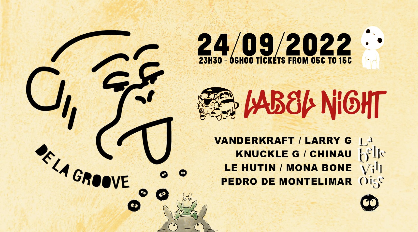 De La Groove Label Night | 24.09.22 Cover