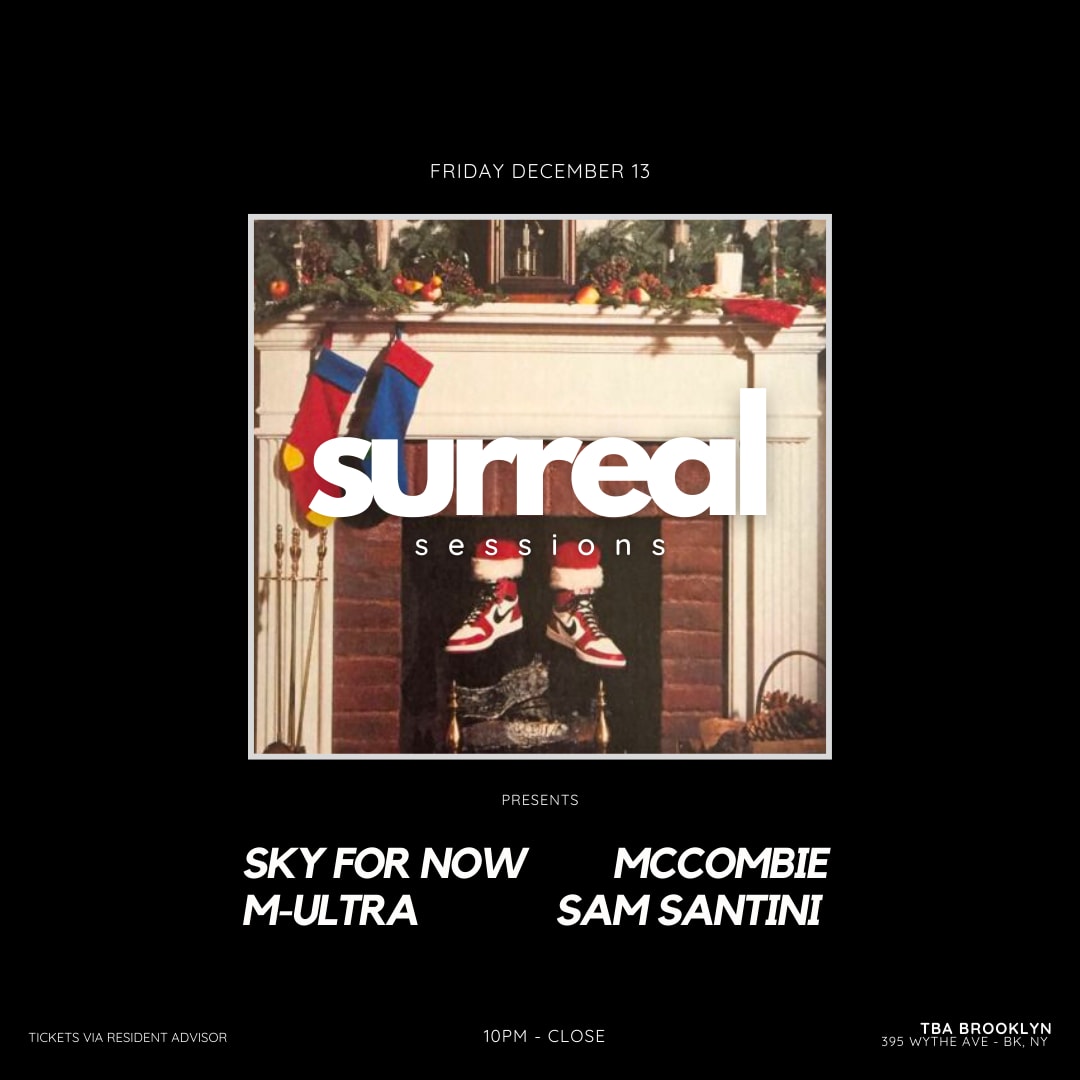 Surreal Sessions: Sky For Now, Mccombie, Multra, Sam Santini Cover