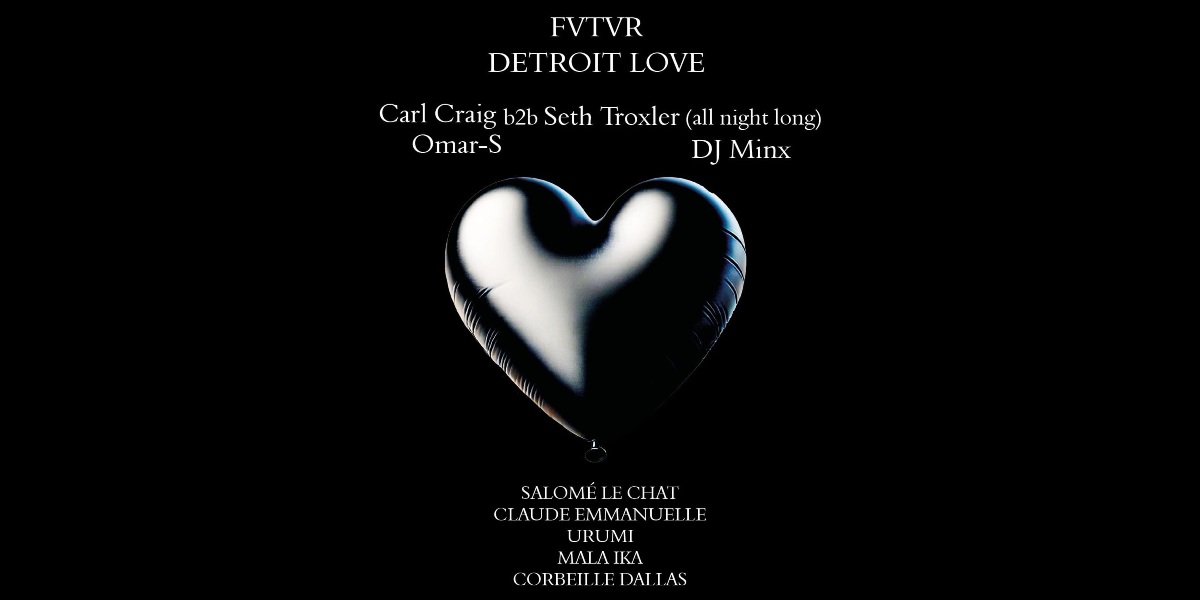 Carl Craig B2b Seth Troxler All Night Long / Detroit Love Cover