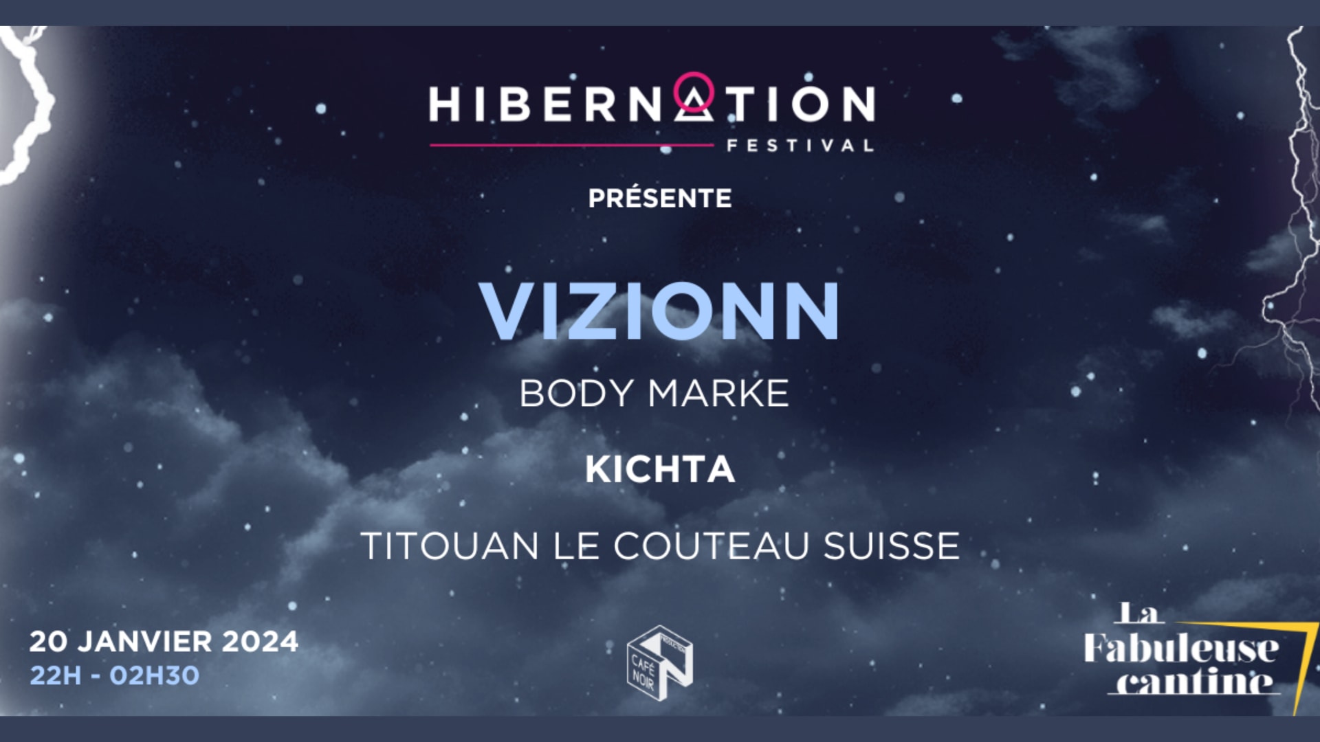 Hibernation X Café Noir Présentent : Vizionn & More Cover