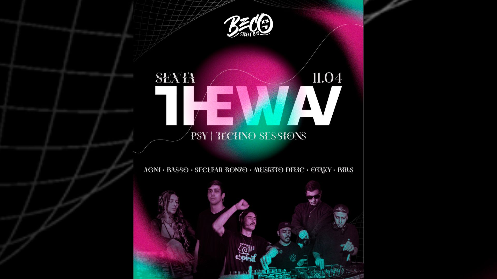 Thewav - Psytechno Sessions | Beco Street Bar Cover