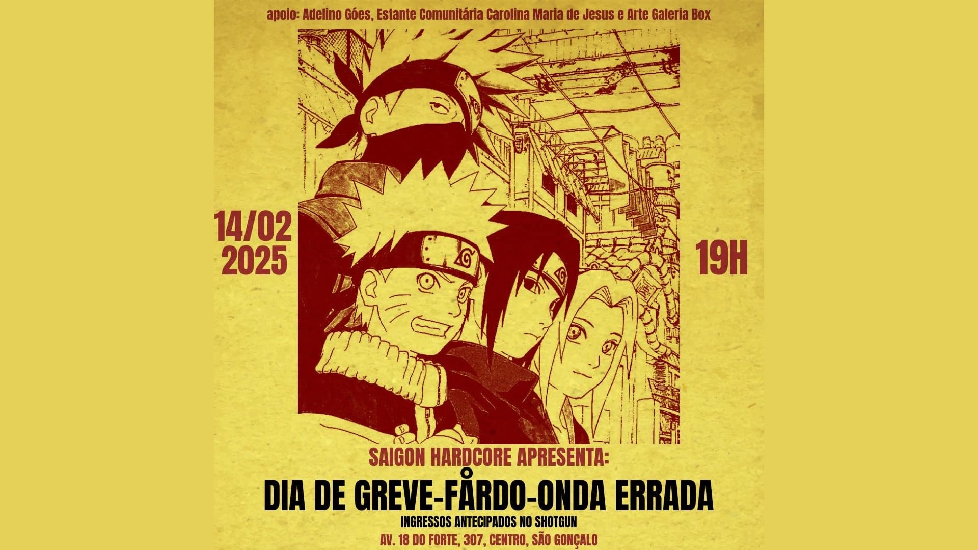 Saigon Hardcore- Dia De Greve-Onda Errada-Fårdo Cover