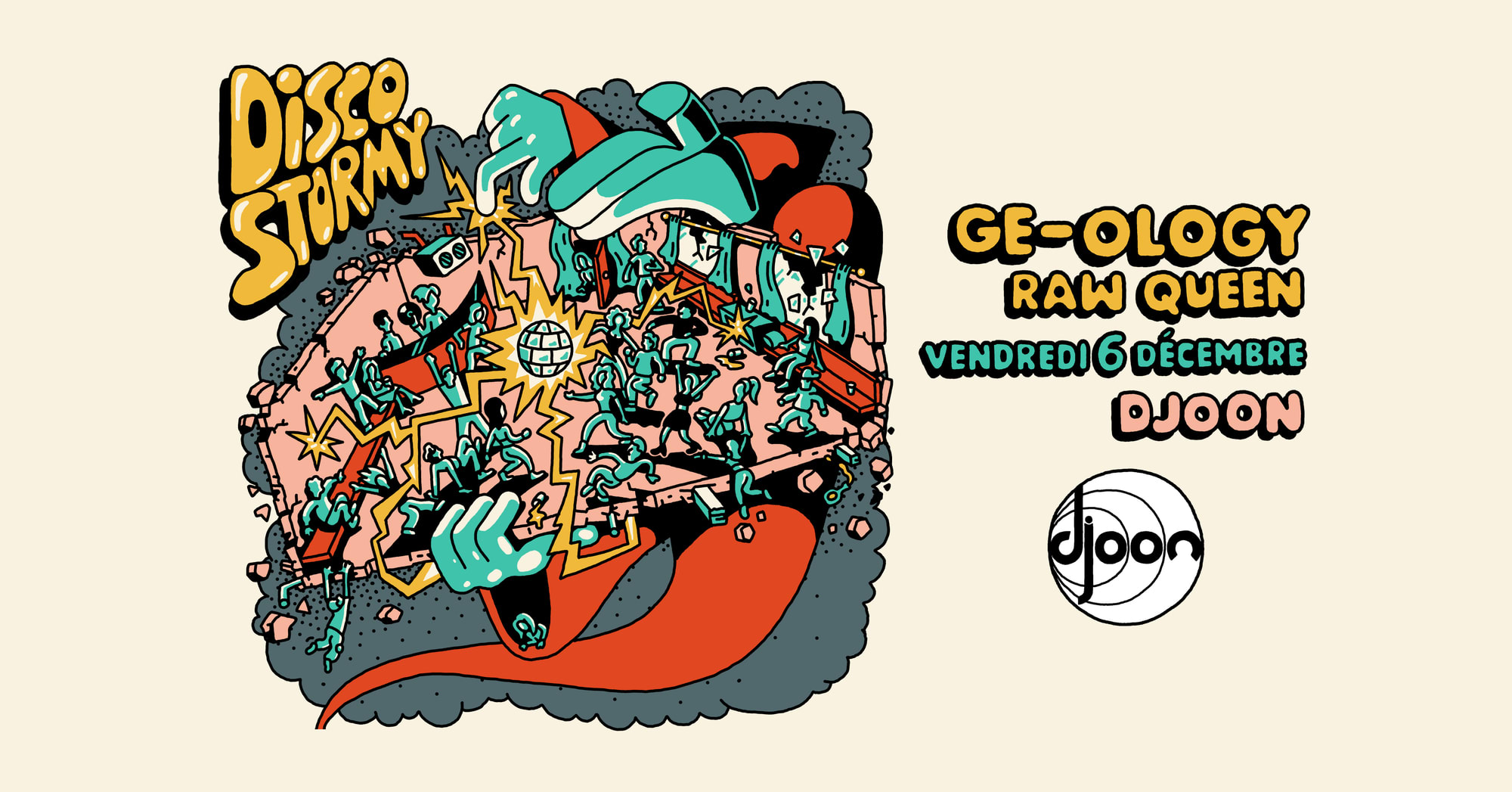 Discostormy: Ge-Ology & Raw Queen Cover