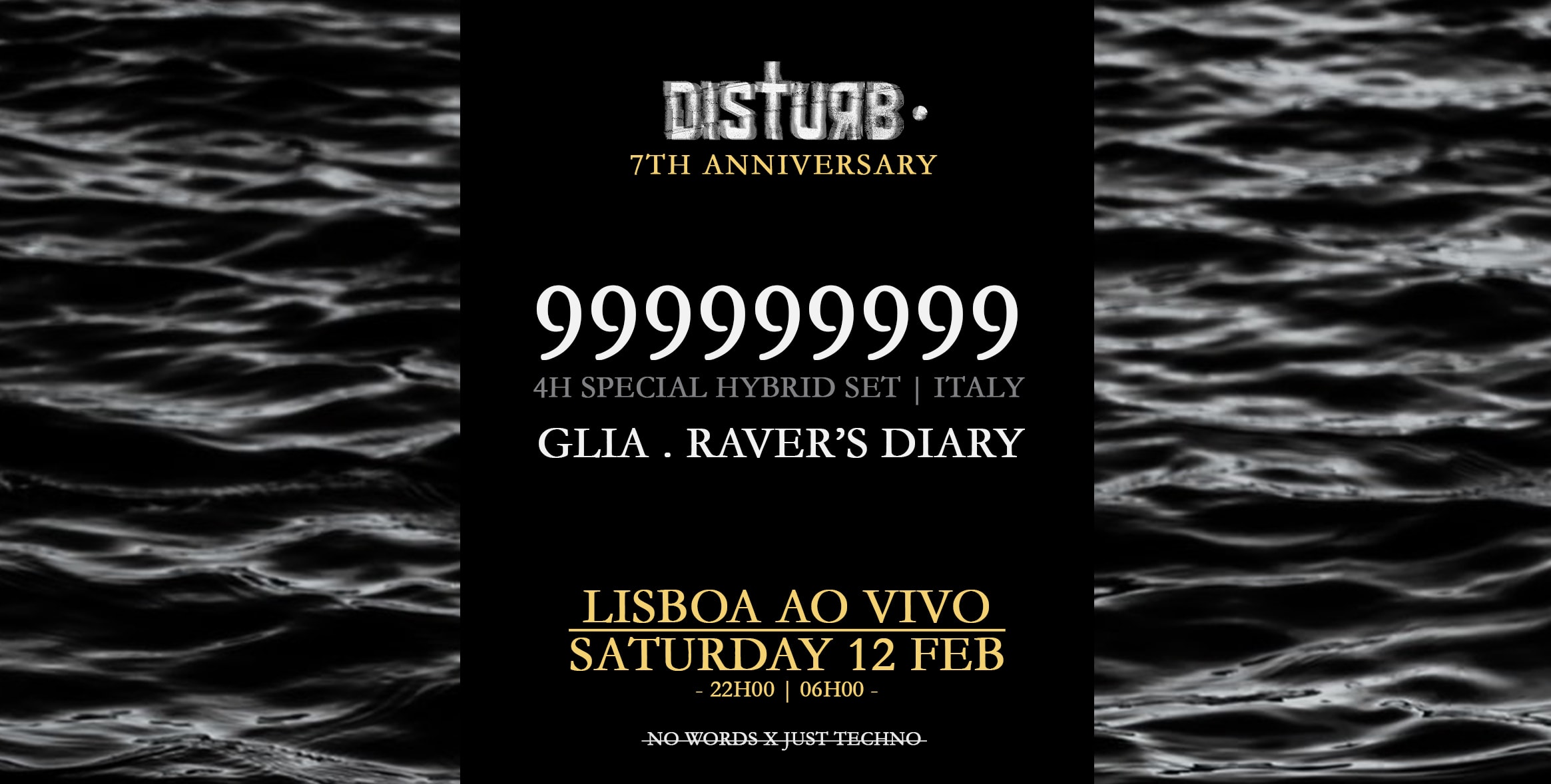 999999999 [4h] | Disturb • 7th Anniversary Cover