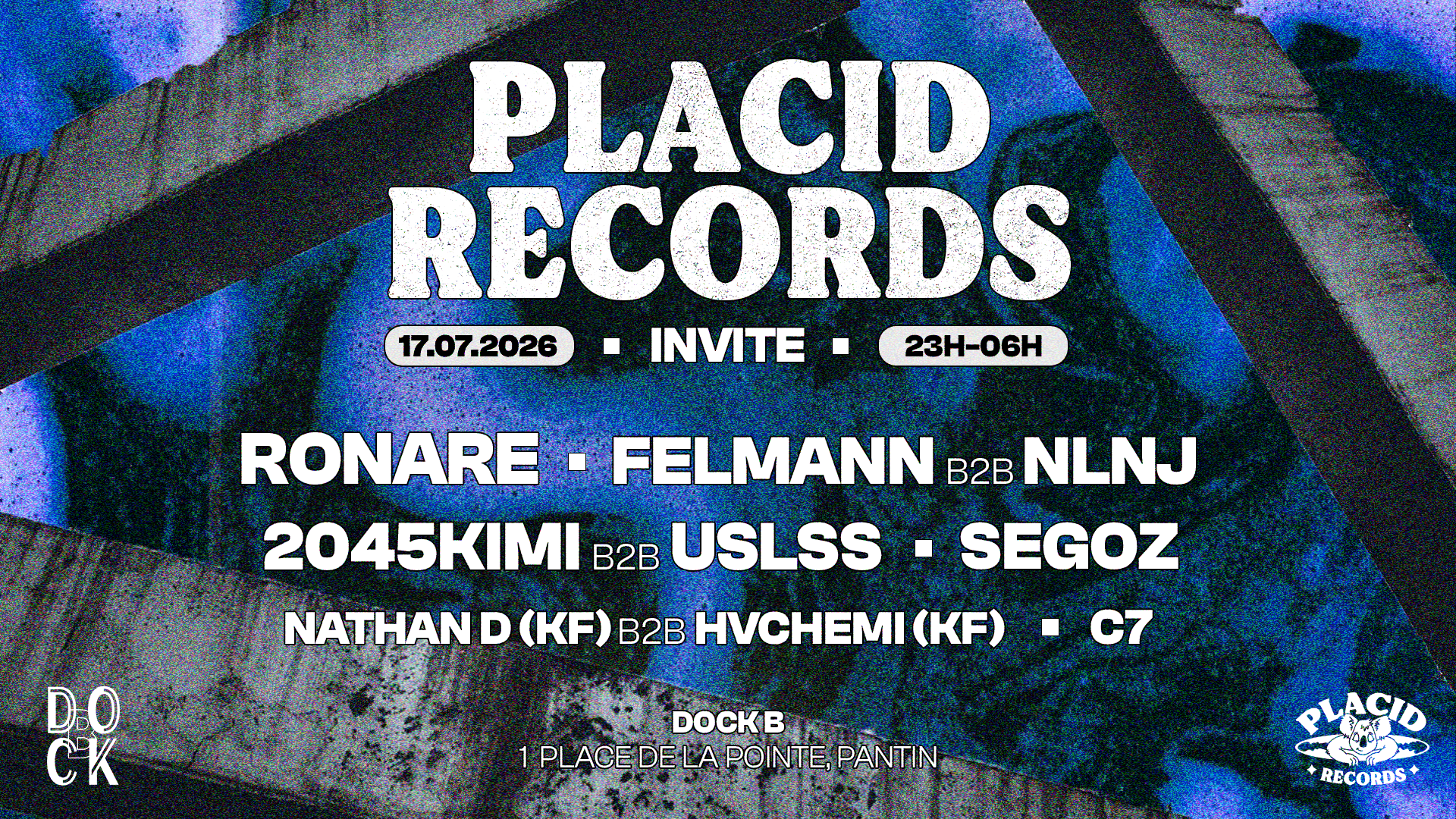 Dock B X Placid Records Cover