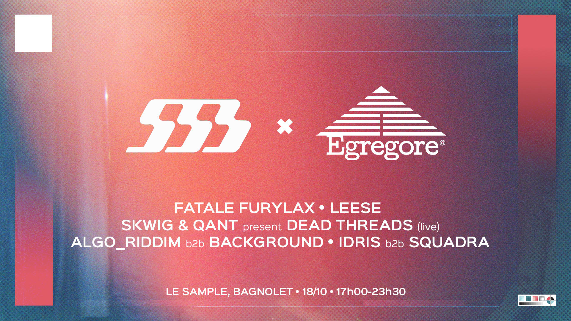 Seeksicksound X Egregore : Fatale Furylax + Leese + ... Cover