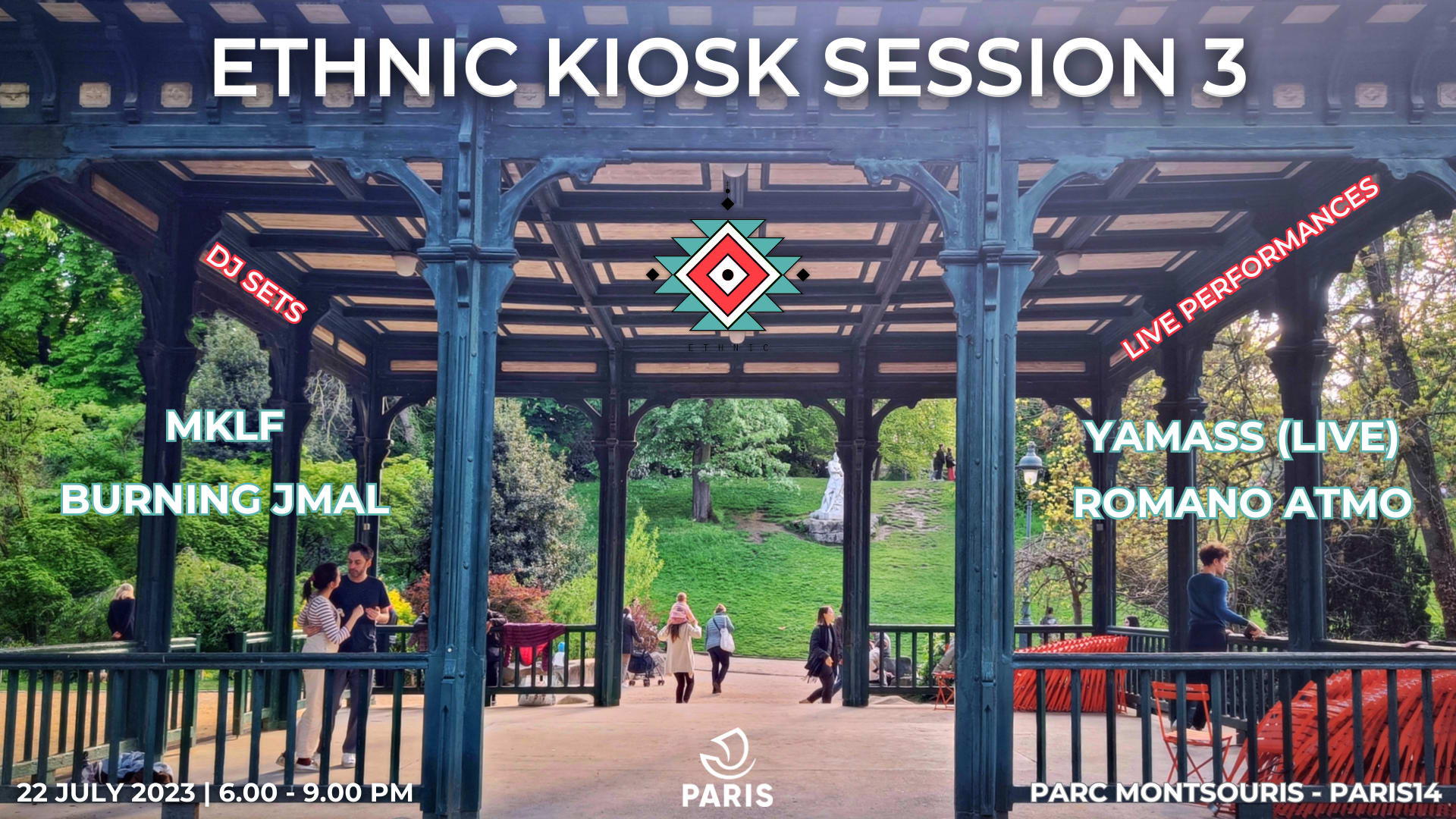 Ethnic Kiosk Session 3 : Parc Montsouris Cover