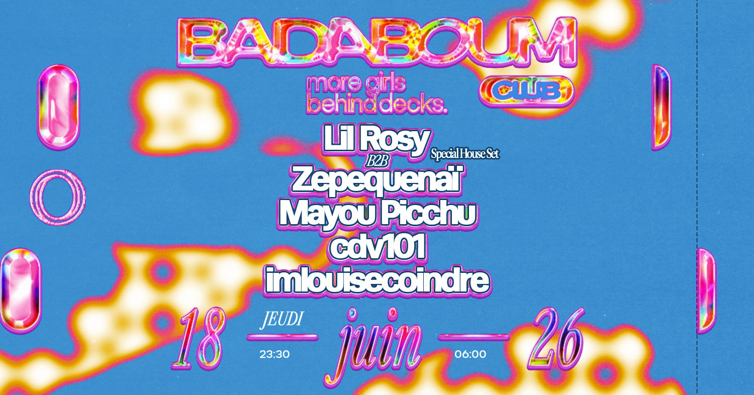 Club — More Girls Behind Decks: Lil Rosy, Zepequenaï & More Cover