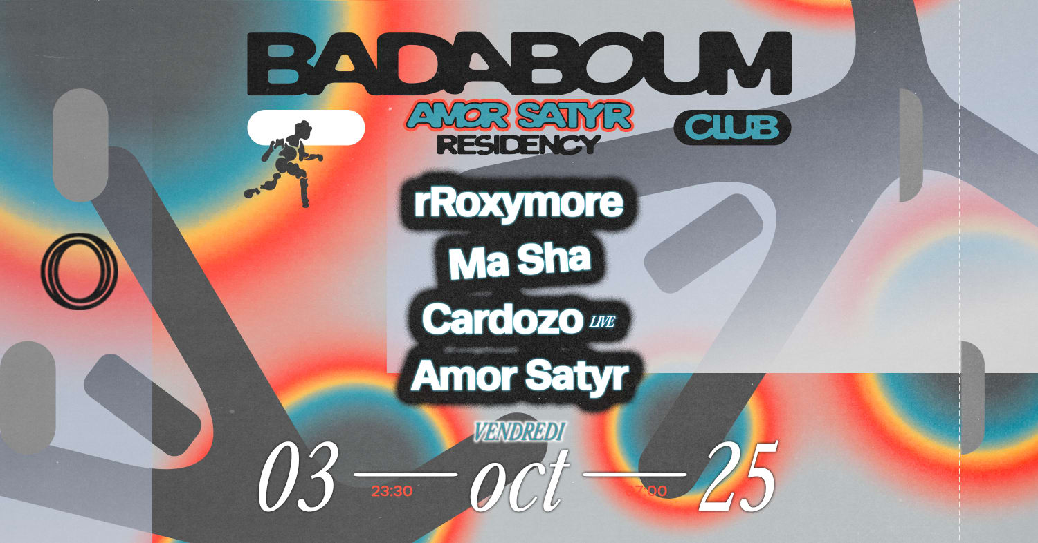 Club — Amor Satyr Residency: Rroxymore, Ma Sha, Cardozo Cover