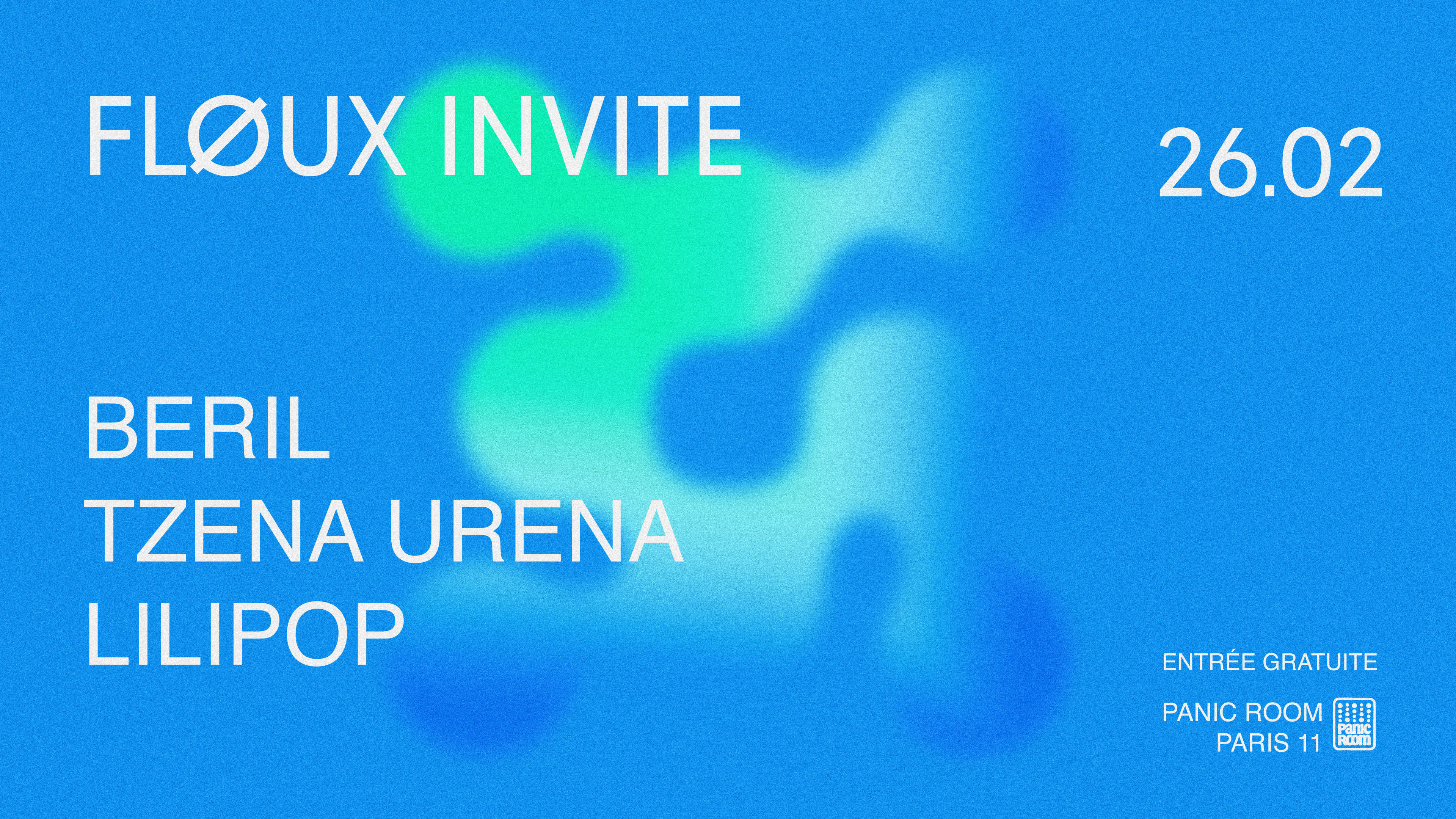 Fløux Invite Beril, Tzena Urena & Lilipop Cover