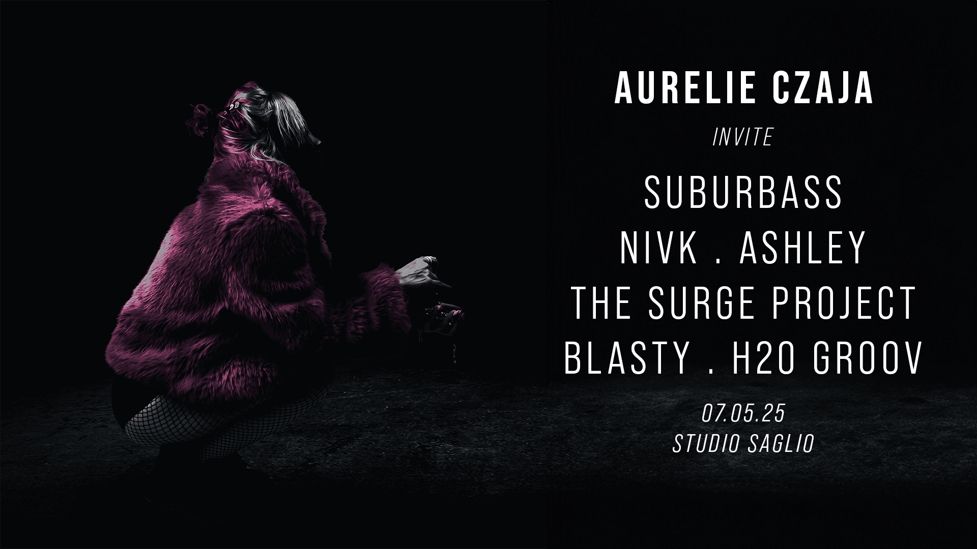 Aurelie Czaja Invite Suburbass, Nivk, Ashley, Blasty & More Cover