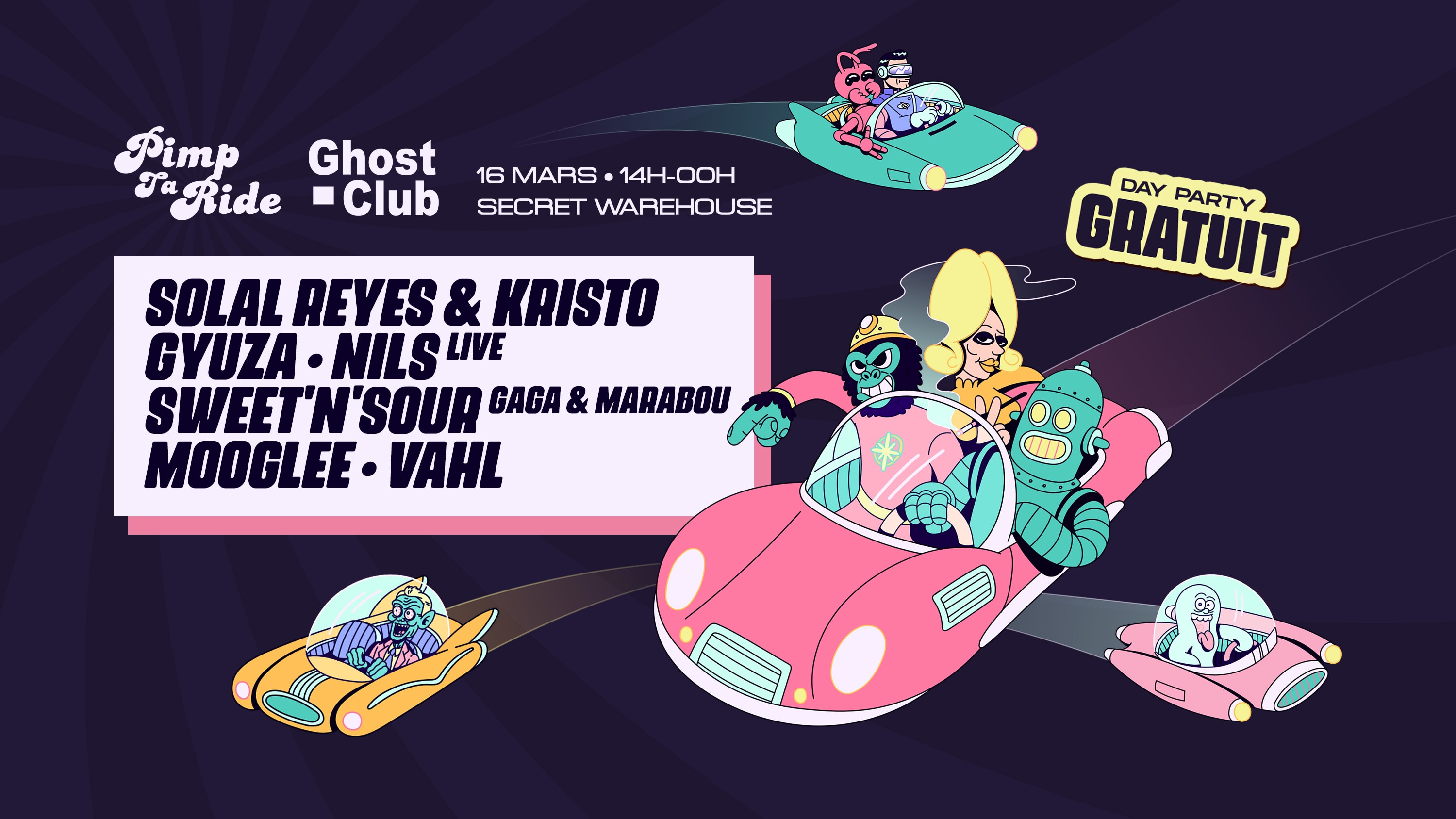 Ghost Riders • Solal Reyes, Gyuza, Nils (Live), Sweet'n'sour Cover