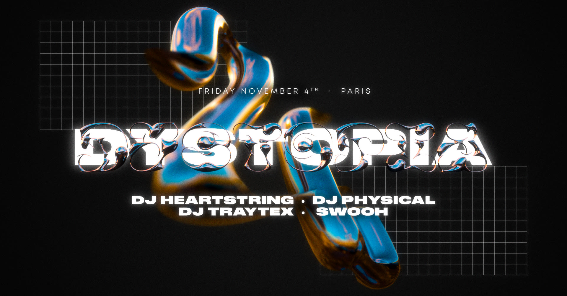 Dystopia • Dj Heartstring, Dj Physical, Dj Traytex, Swooh Cover