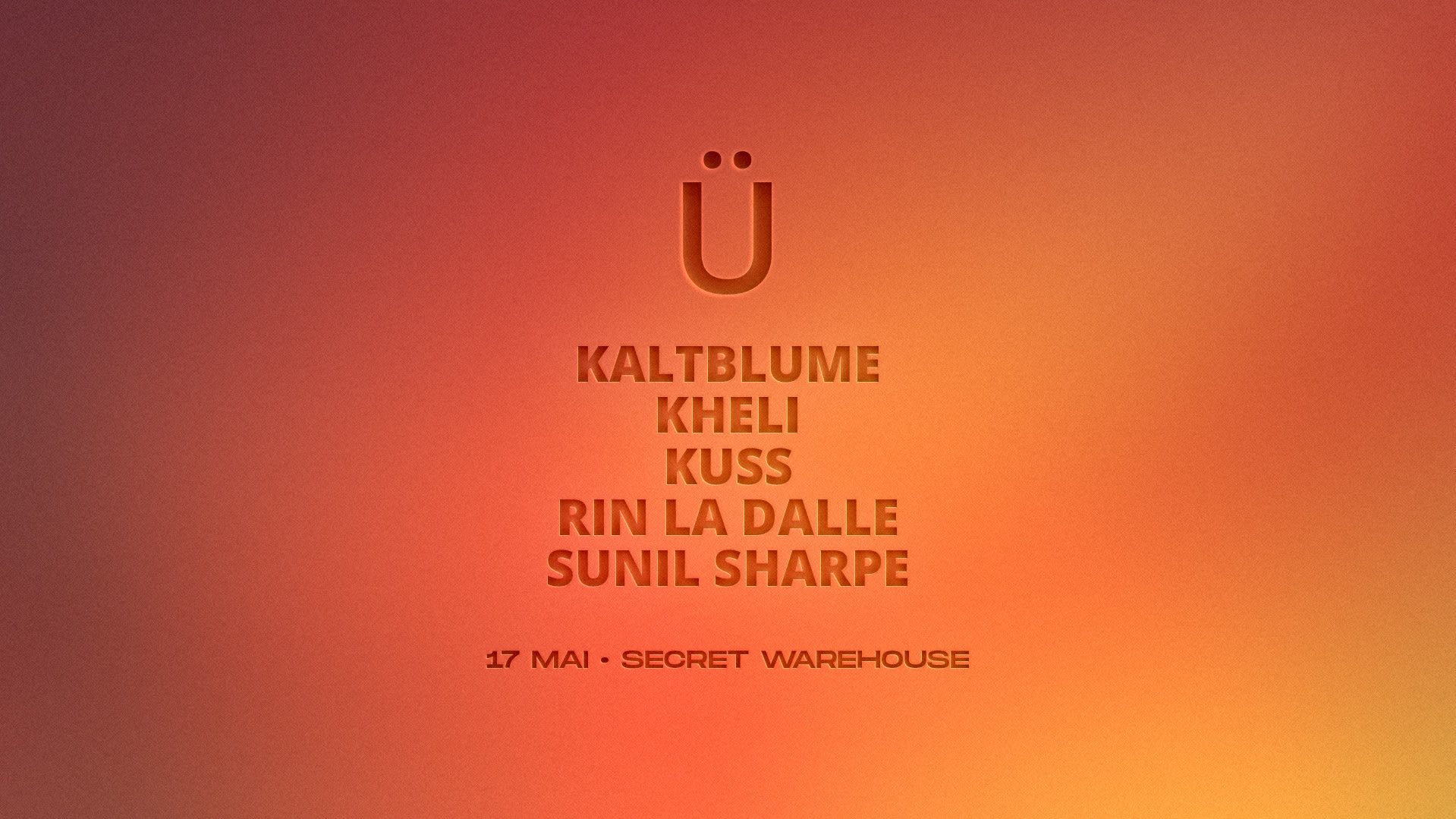 Grüv • Sunil Sharpe, Kuss, Kheli, Rin La Dalle, Kaltblume Cover