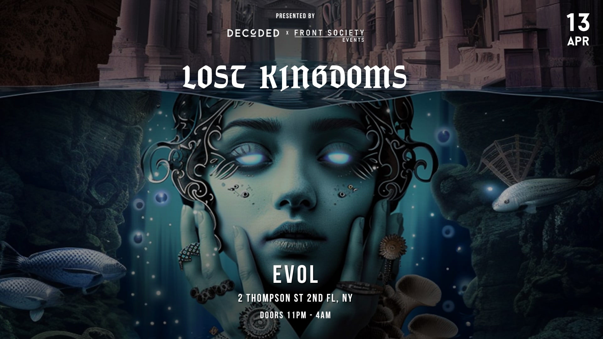 Decoded X Front Society : Lost Kingsdoms Cover