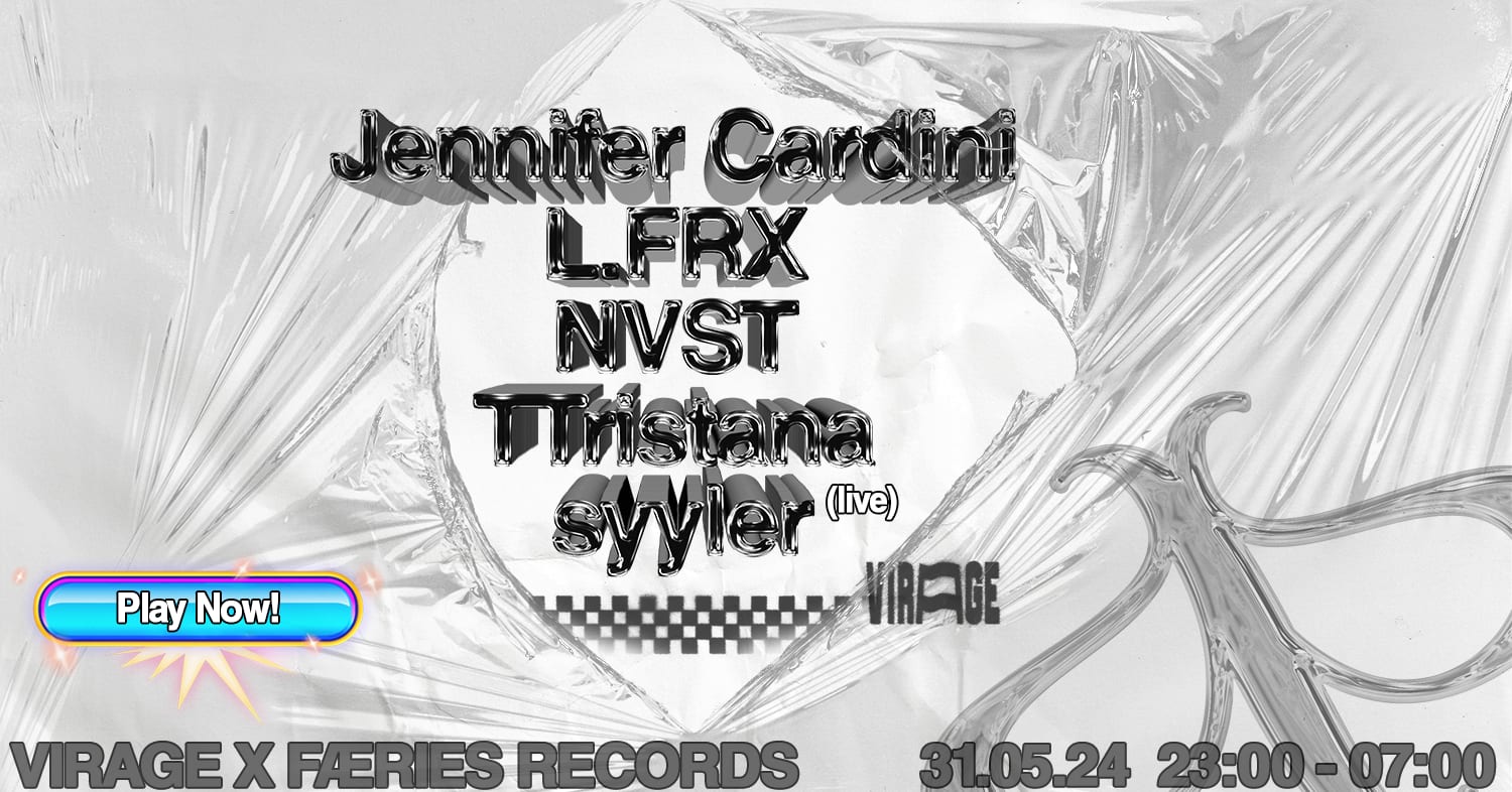 Faeries Records : Jennifer Cardini, Nvst, Ttristana, L.Frx Cover