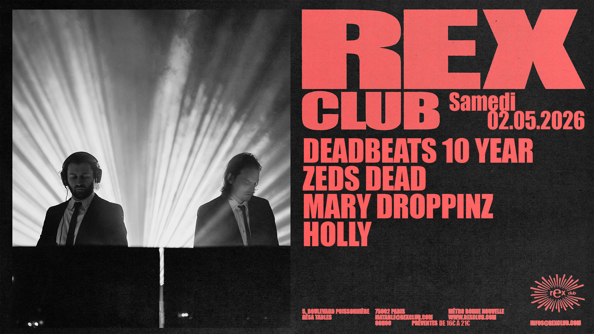 Deadbeats 10 Year: Zeds Dead Mary Droppinz, Holly Cover